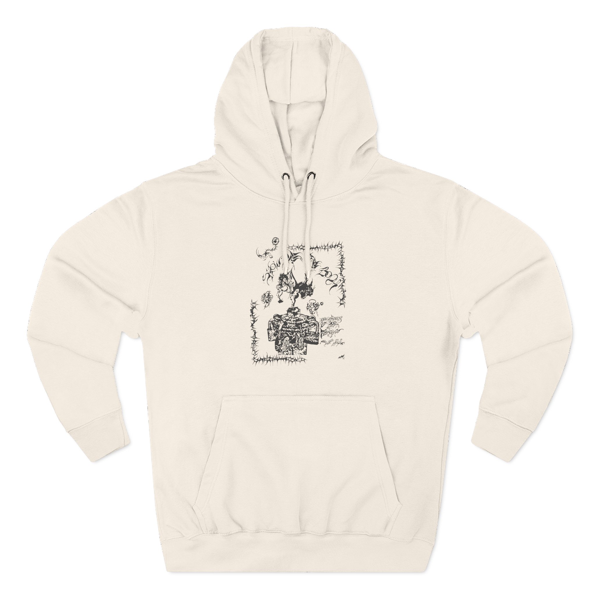 Show Me the Body Three-Panel Fleece Hoodie