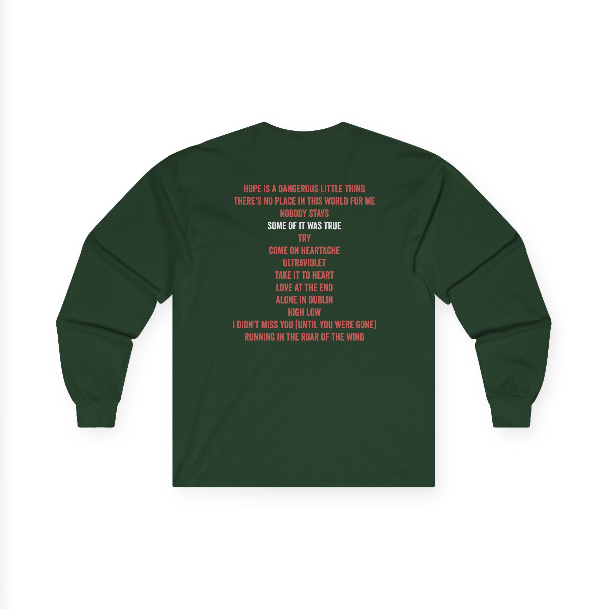 The Menzingers Tracklist Unisex Ultra Cotton Long Sleeve Tee