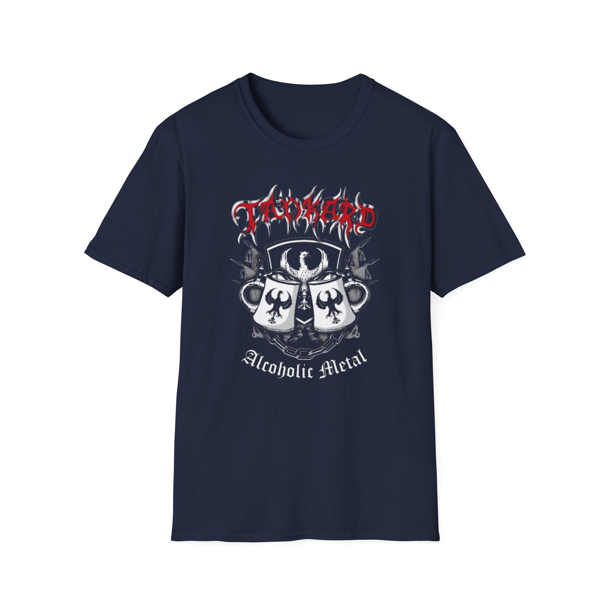 Tankard Alcoholic Metal Unisex Softstyle T-Shirt
