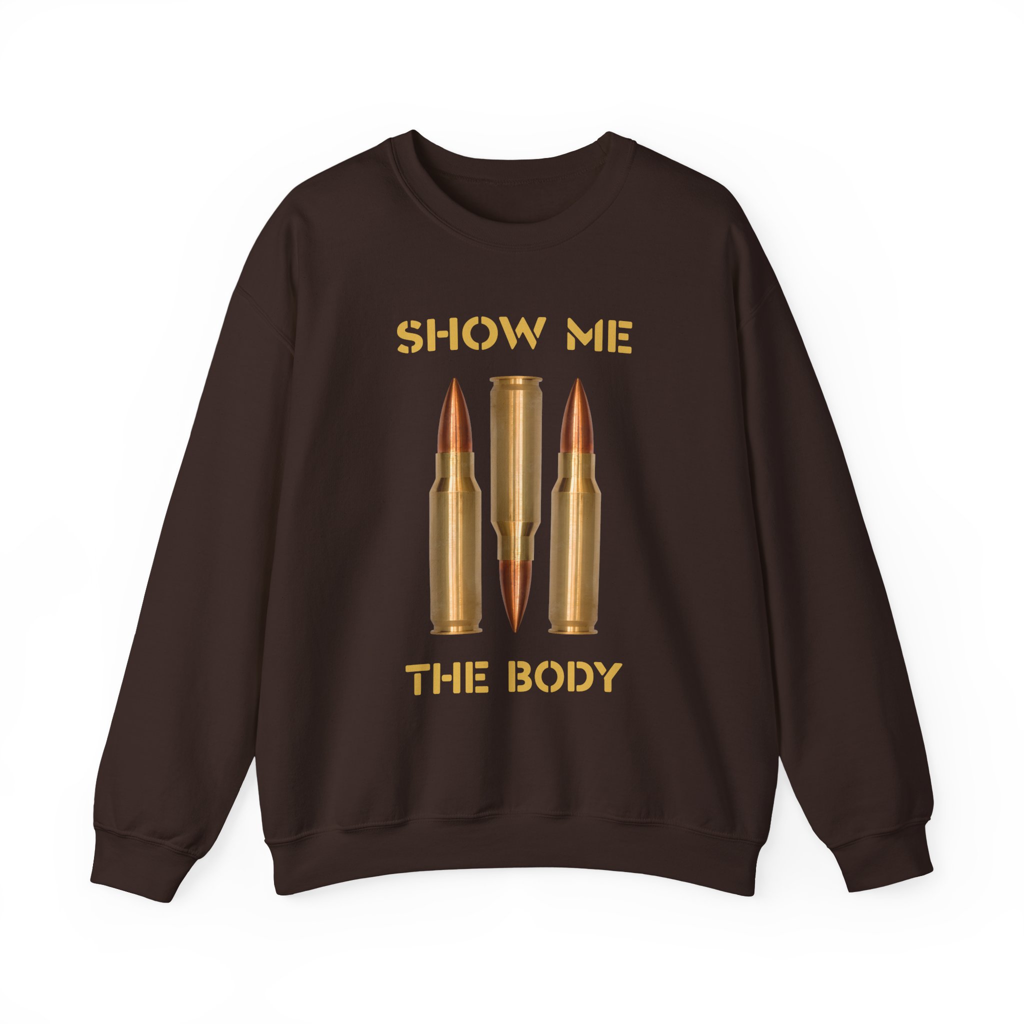 Show Me the Body Bullet Unisex Heavy Blendâ„¢ Crewneck Sweatshirt