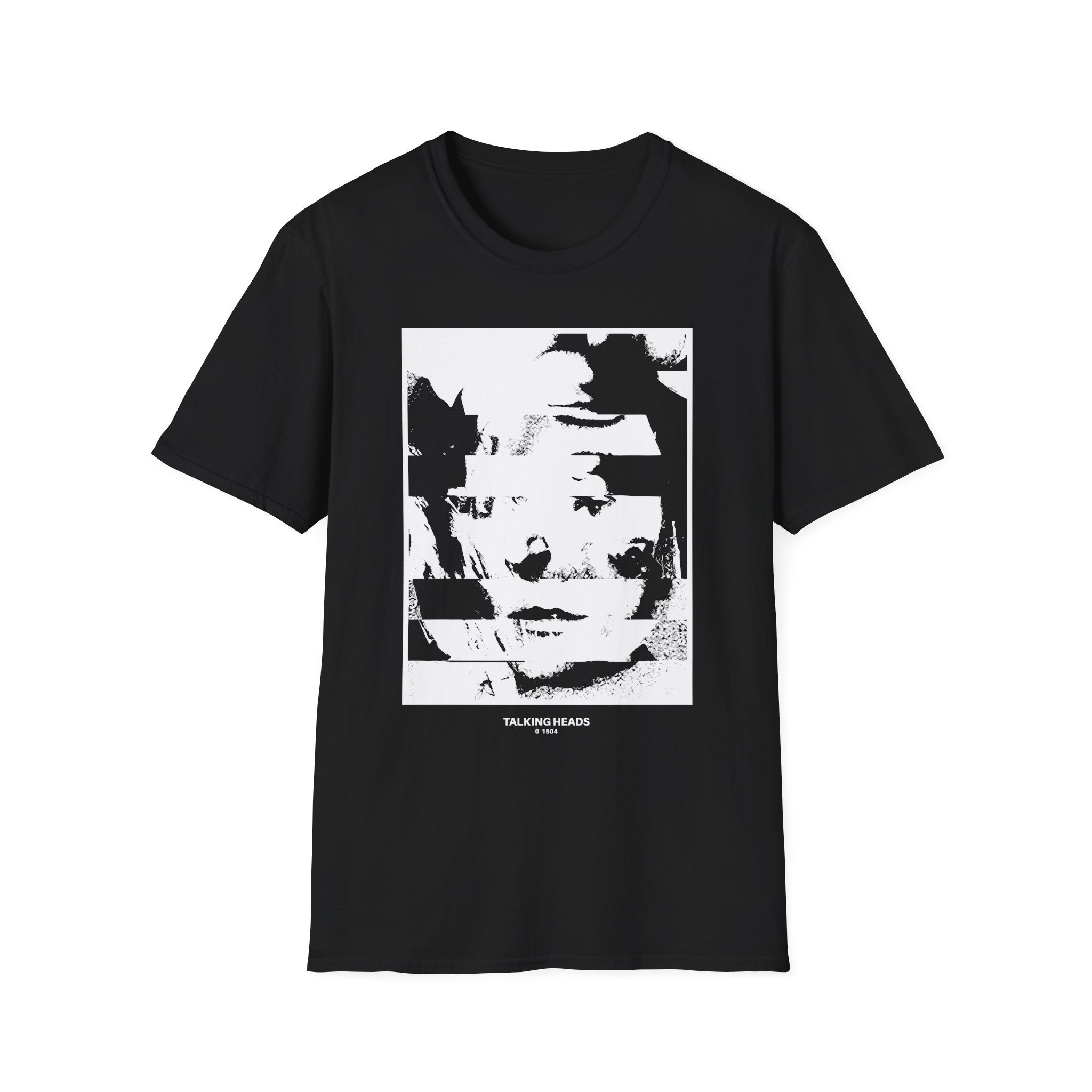 Talking Heads Face Collage Stop Making Sense Unisex Softstyle T-Shirt