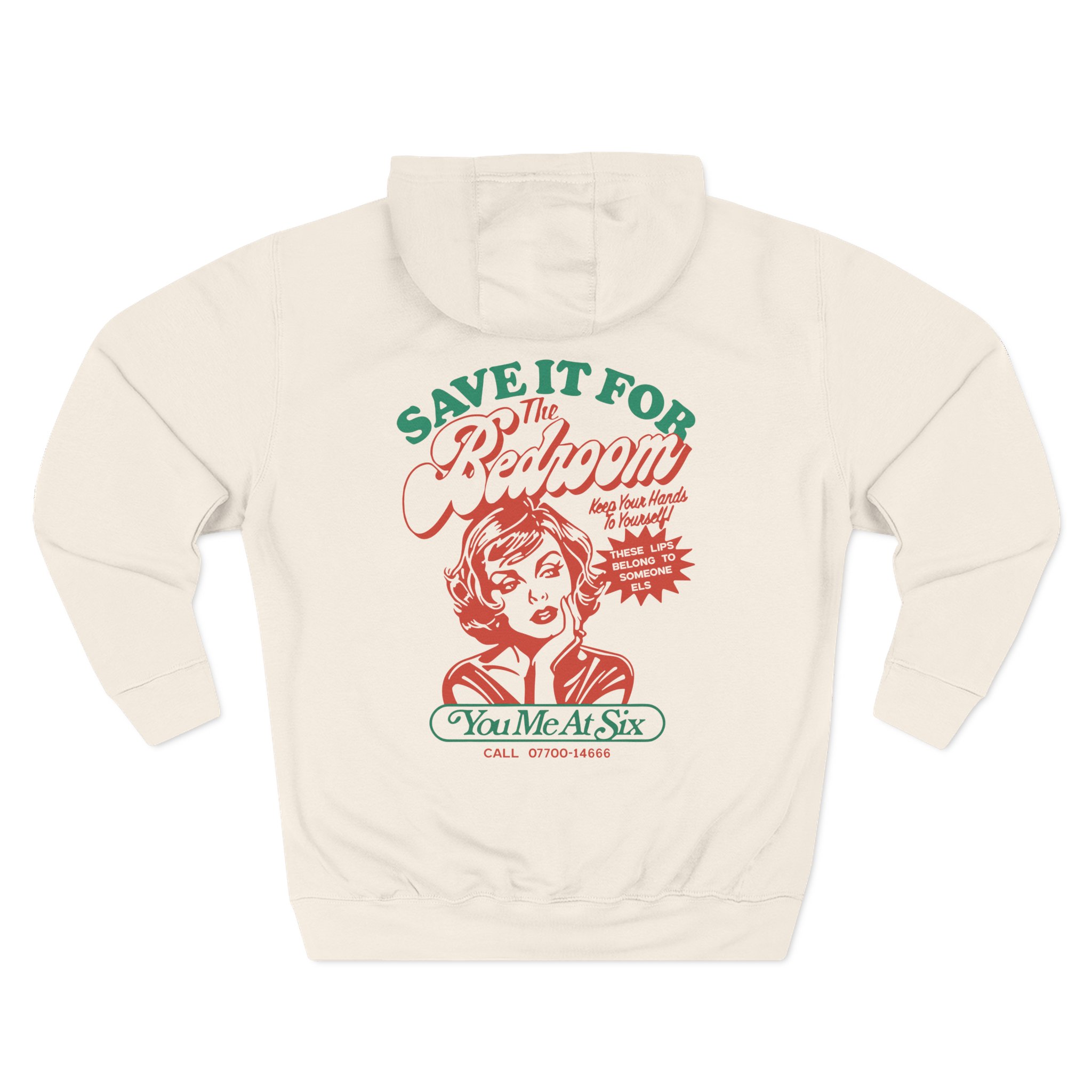 You Me at Six Toyc15 Save It for the Bedroom Three-Panel Fleece Hoodie