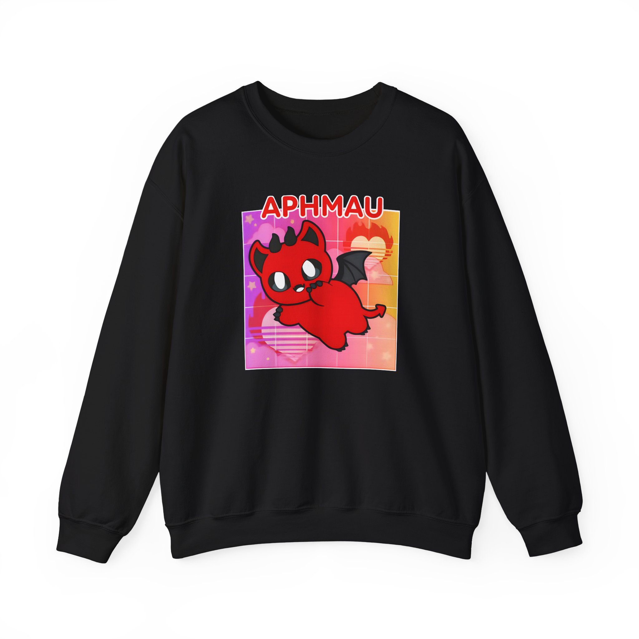 Aphmau Demon Cat Unisex Heavy Blendâ„¢ Crewneck Sweatshirt