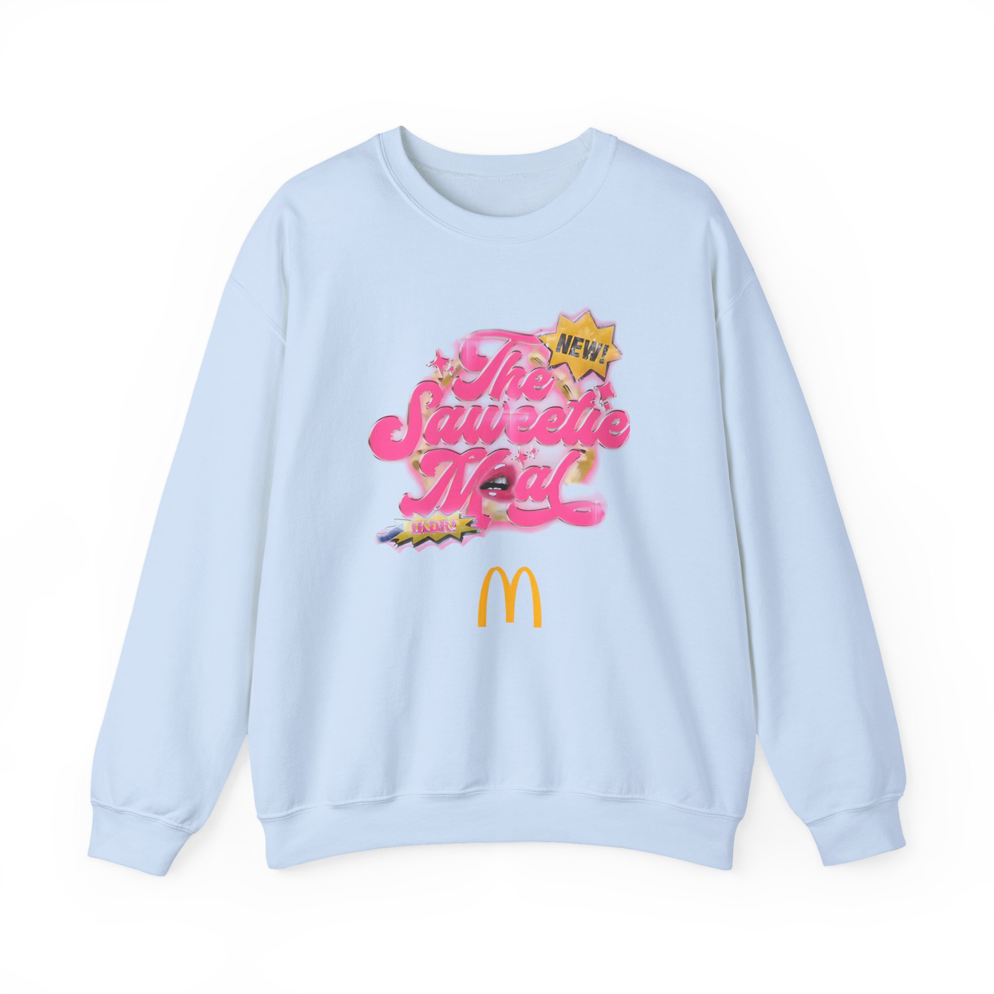 Saweetie Mcdonald's Meal Unisex Heavy Blend Crewneck Sweatshirt