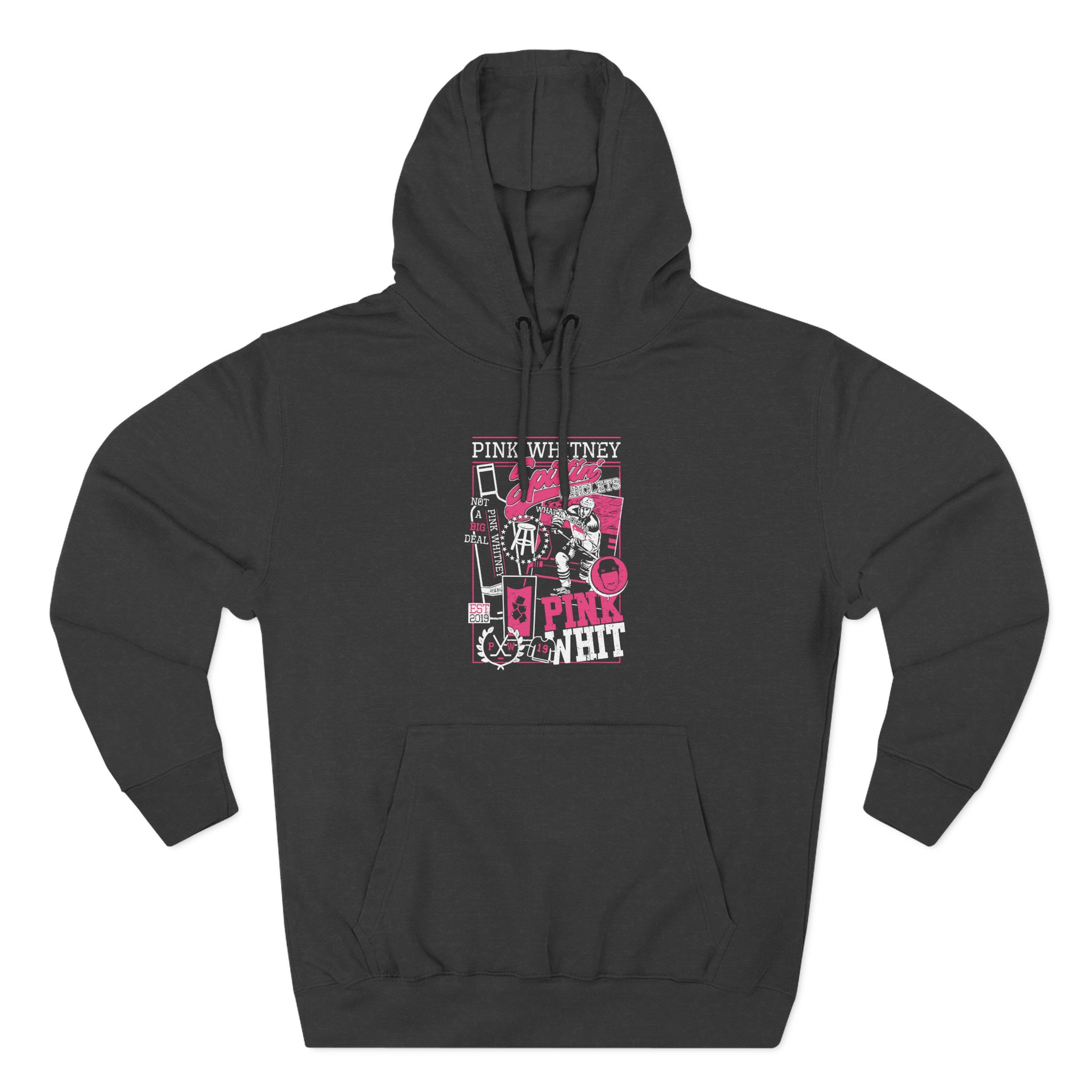Spittin Chiclets Pink Whitney Three-Panel Fleece Hoodie
