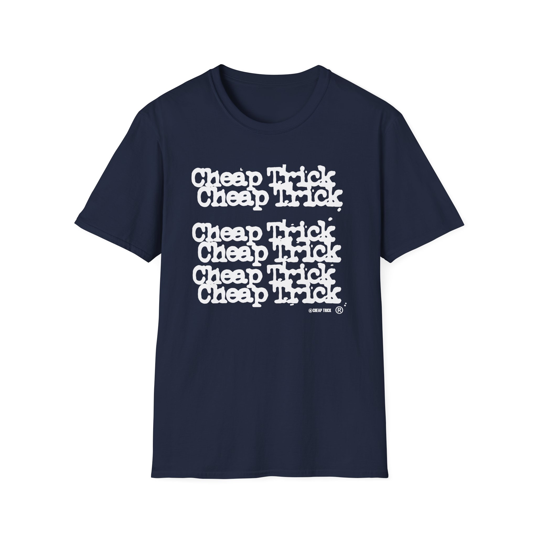 Cheap Trick Stacked Logo Unisex Softstyle T-Shirt