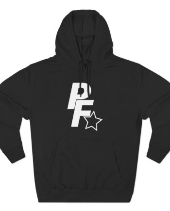 Xavier Wulf Pinkflamingousa Three-Panel Fleece Hoodie