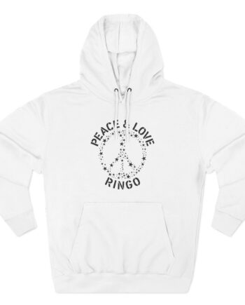 Ringo Starr Peace & Love Three-Panel Fleece Hoodie