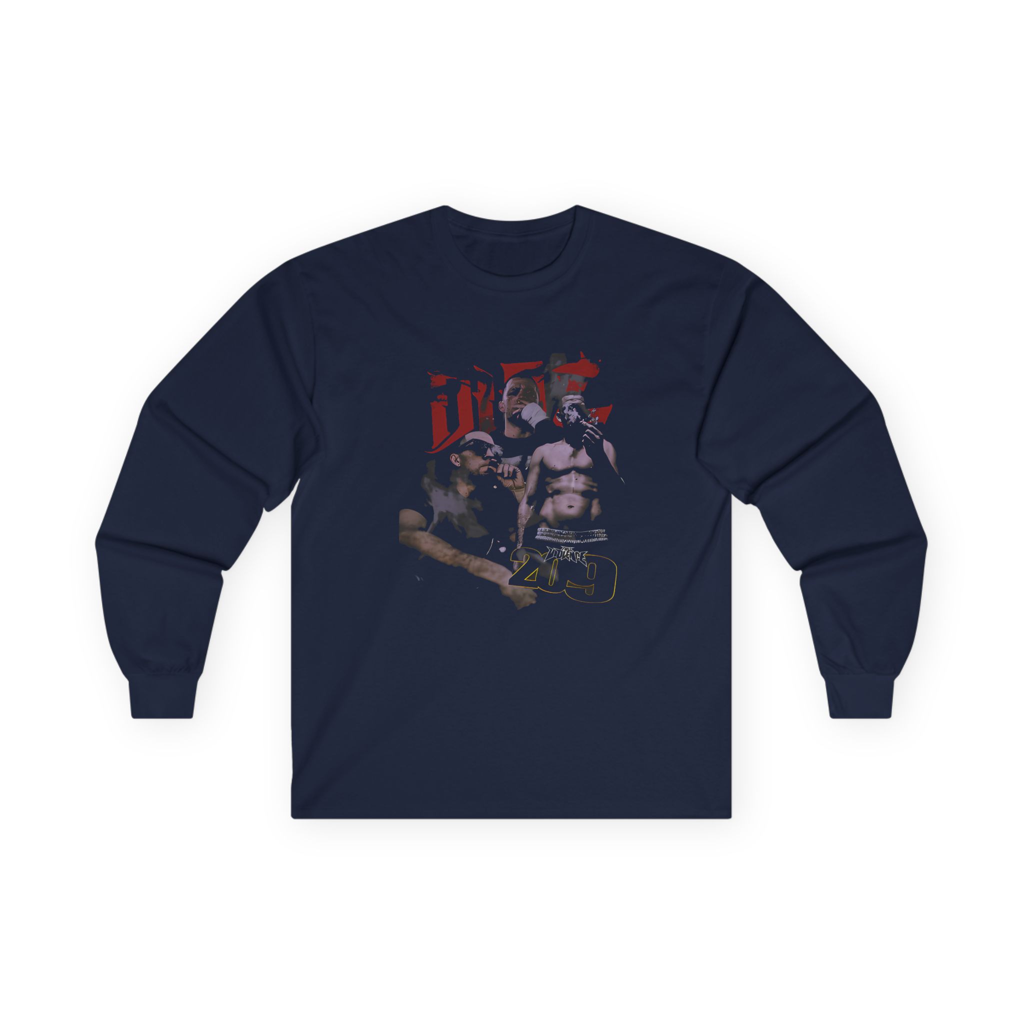 Nate Diaz Real Money Fight Unisex Ultra Cotton Long Sleeve Tee