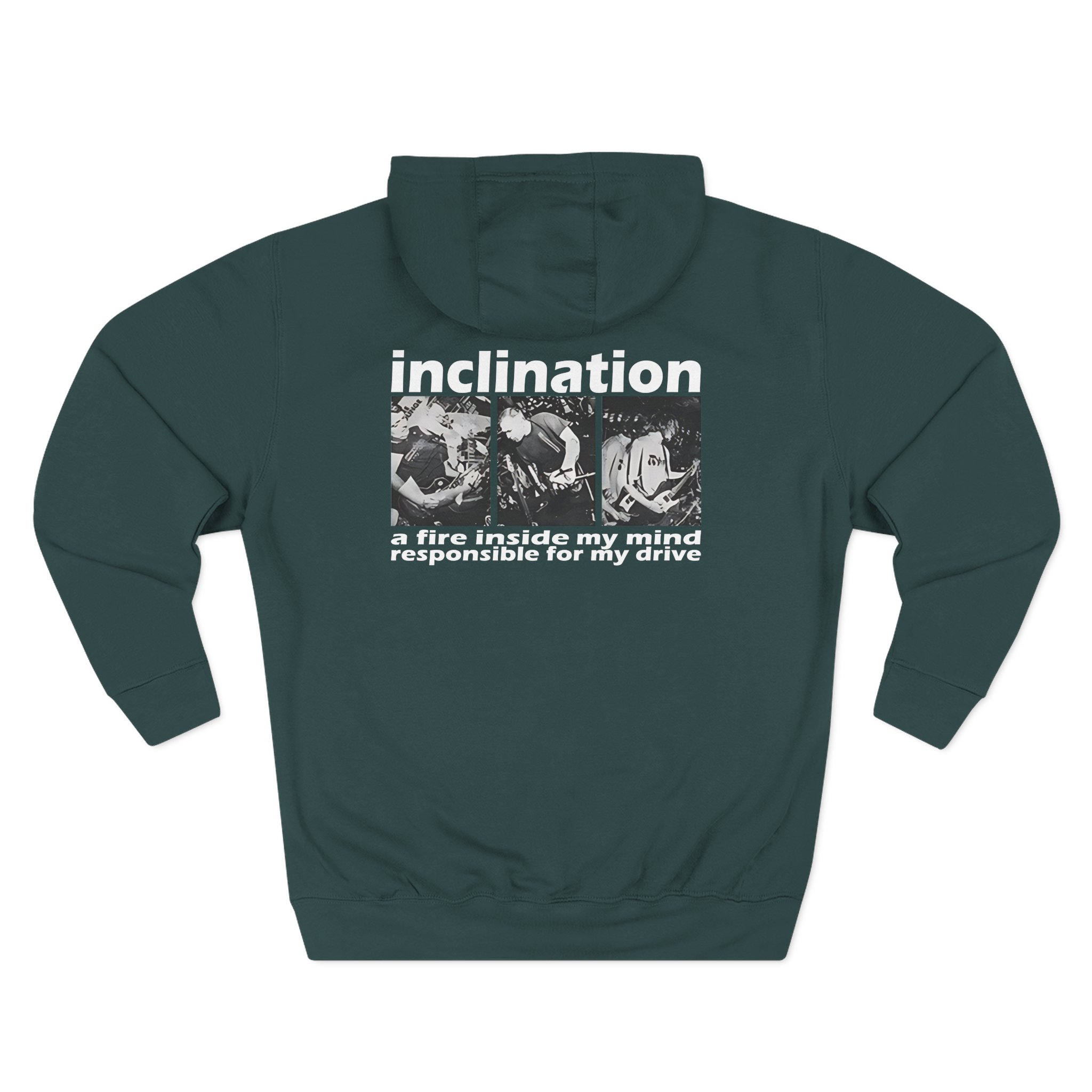 Inclination Fire Three-Panel Fleece Hoodie