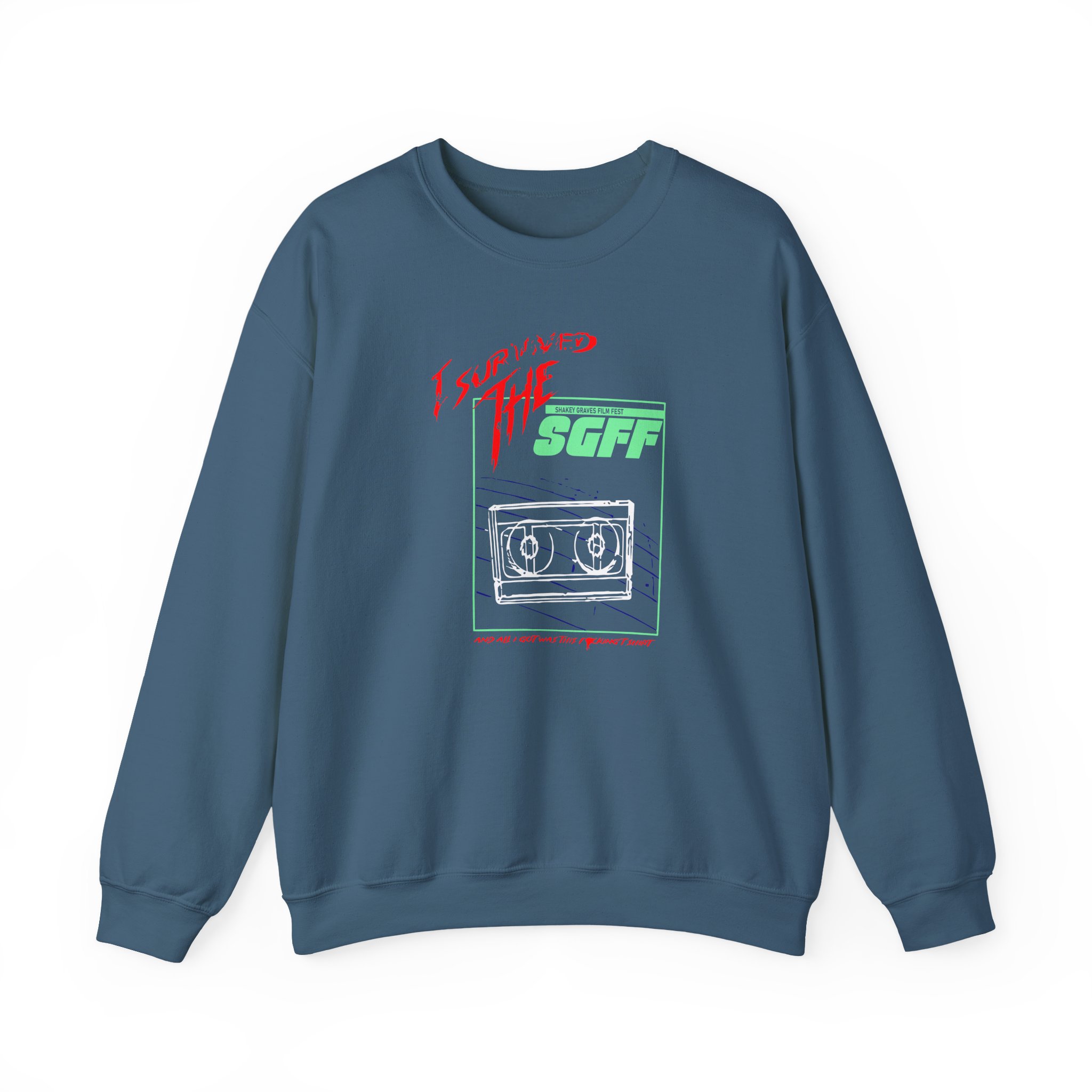 Shakey Graves Film Festival Unisex Heavy Blendâ„¢ Crewneck Sweatshirt