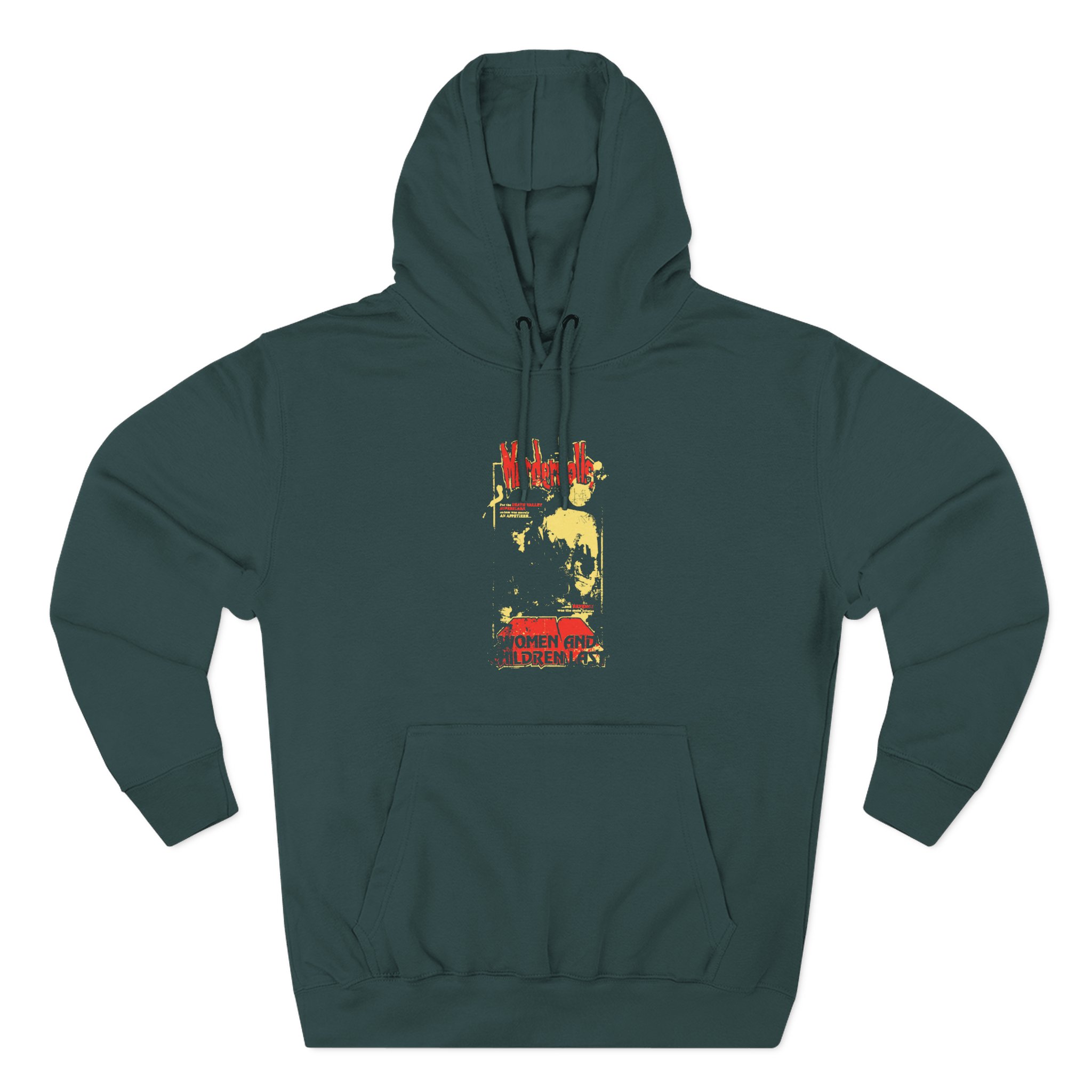 Murderdolls 80's Horror Poster Three-Panel Fleece Hoodie
