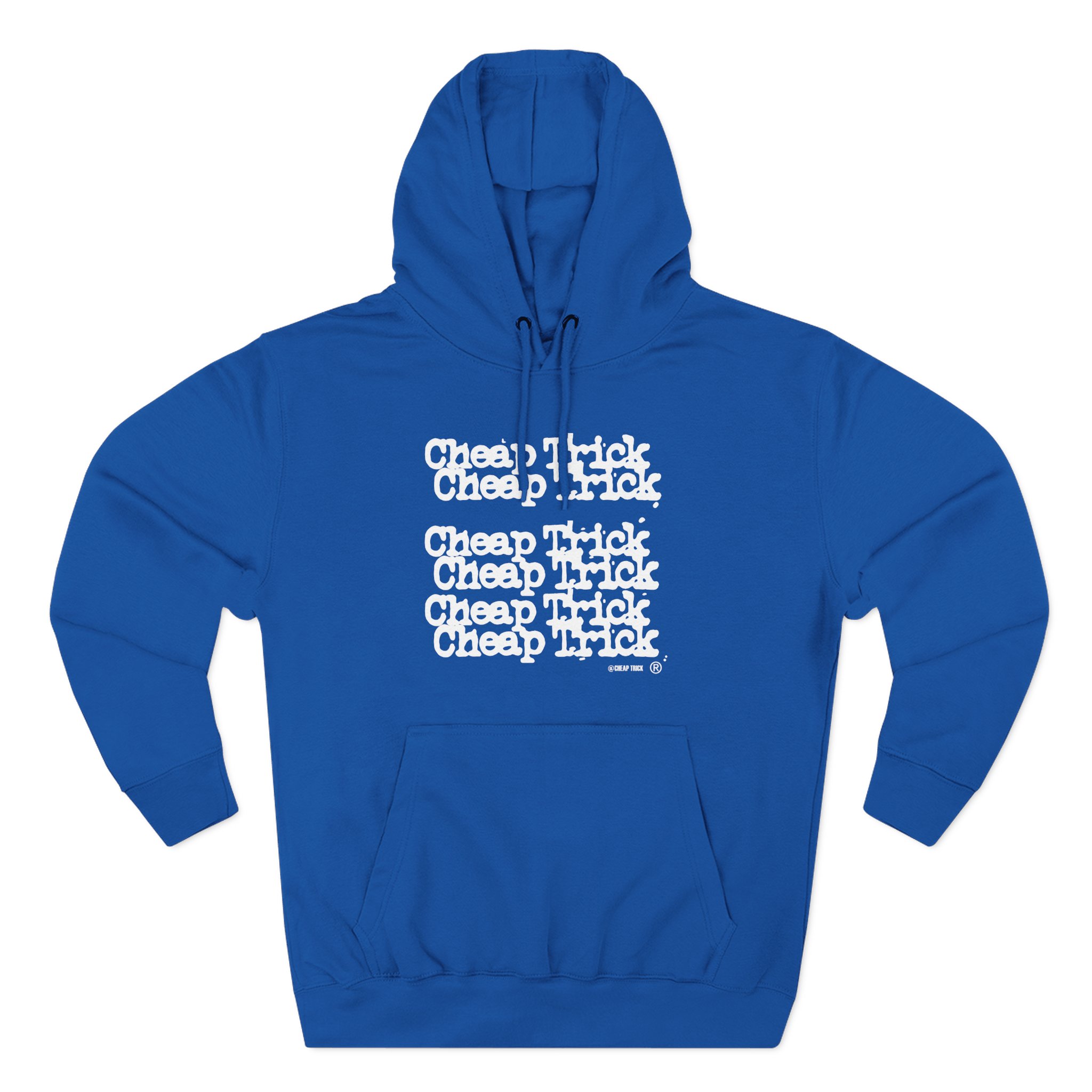 Cheap Trick Stacked Logo Three-Panel Fleece Hoodie