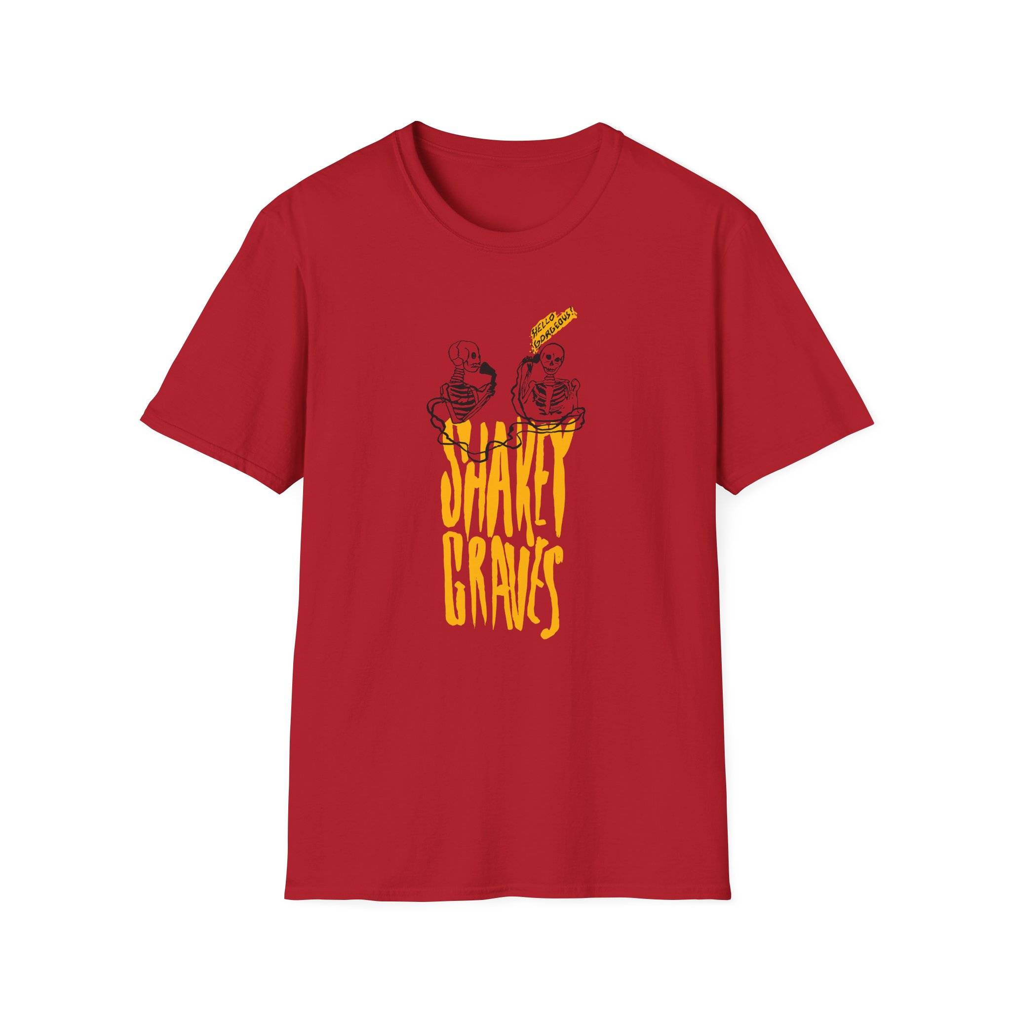 Shakey Graves Hello Gorgeous? Unisex Softstyle T-Shirt