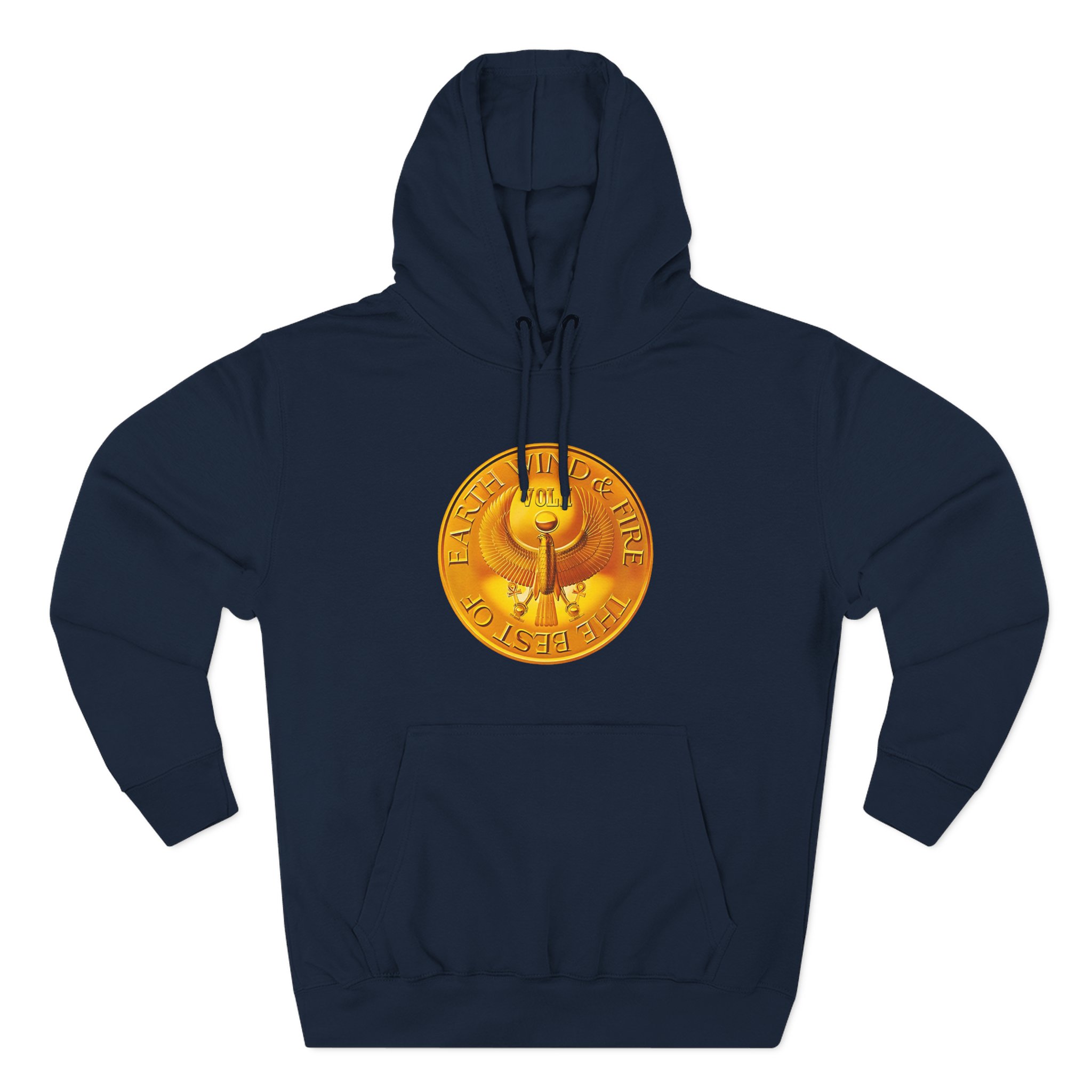 Earth Wind & Fire Medallion Teal Three-Panel Fleece Hoodie