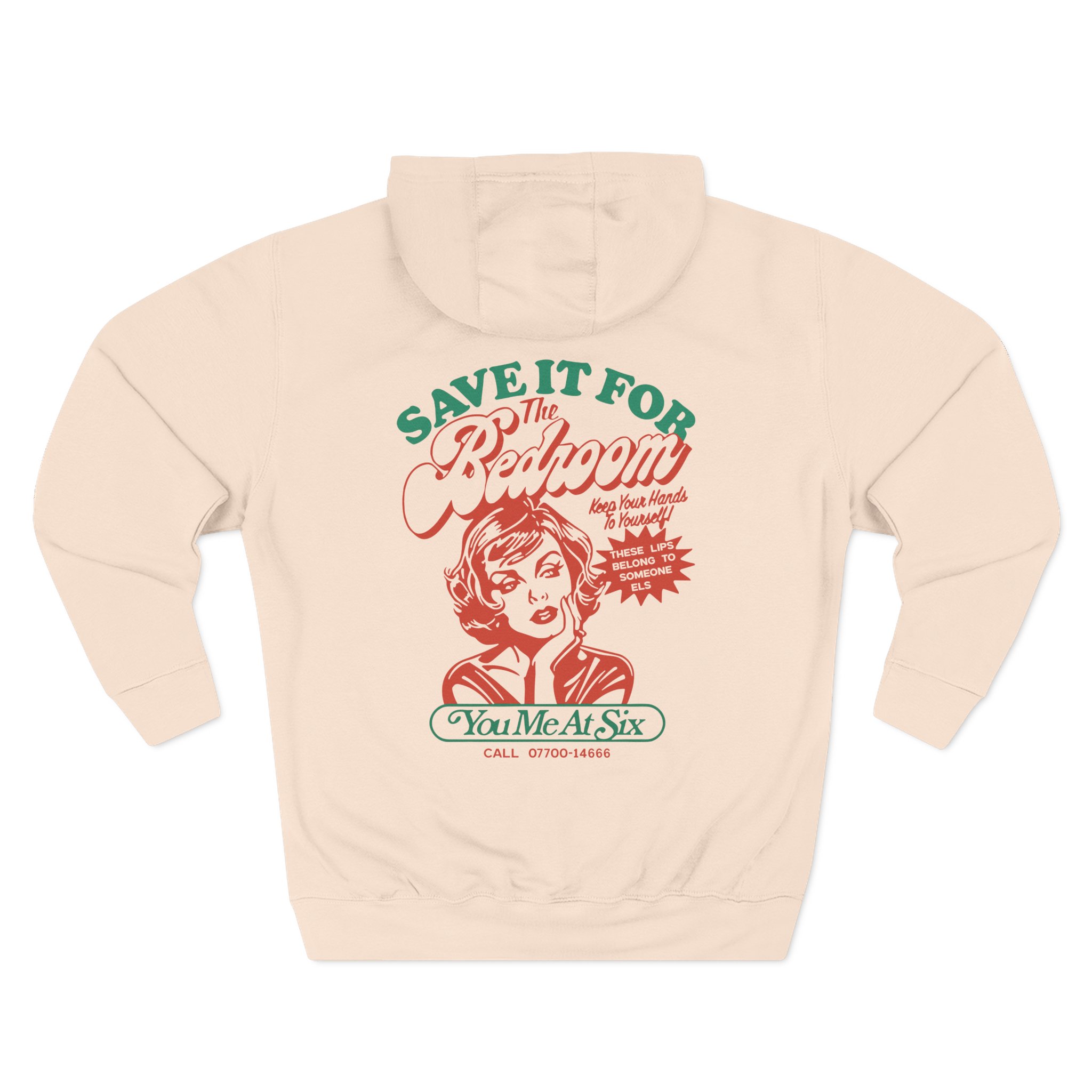 You Me at Six Toyc15 Save It for the Bedroom Three-Panel Fleece Hoodie