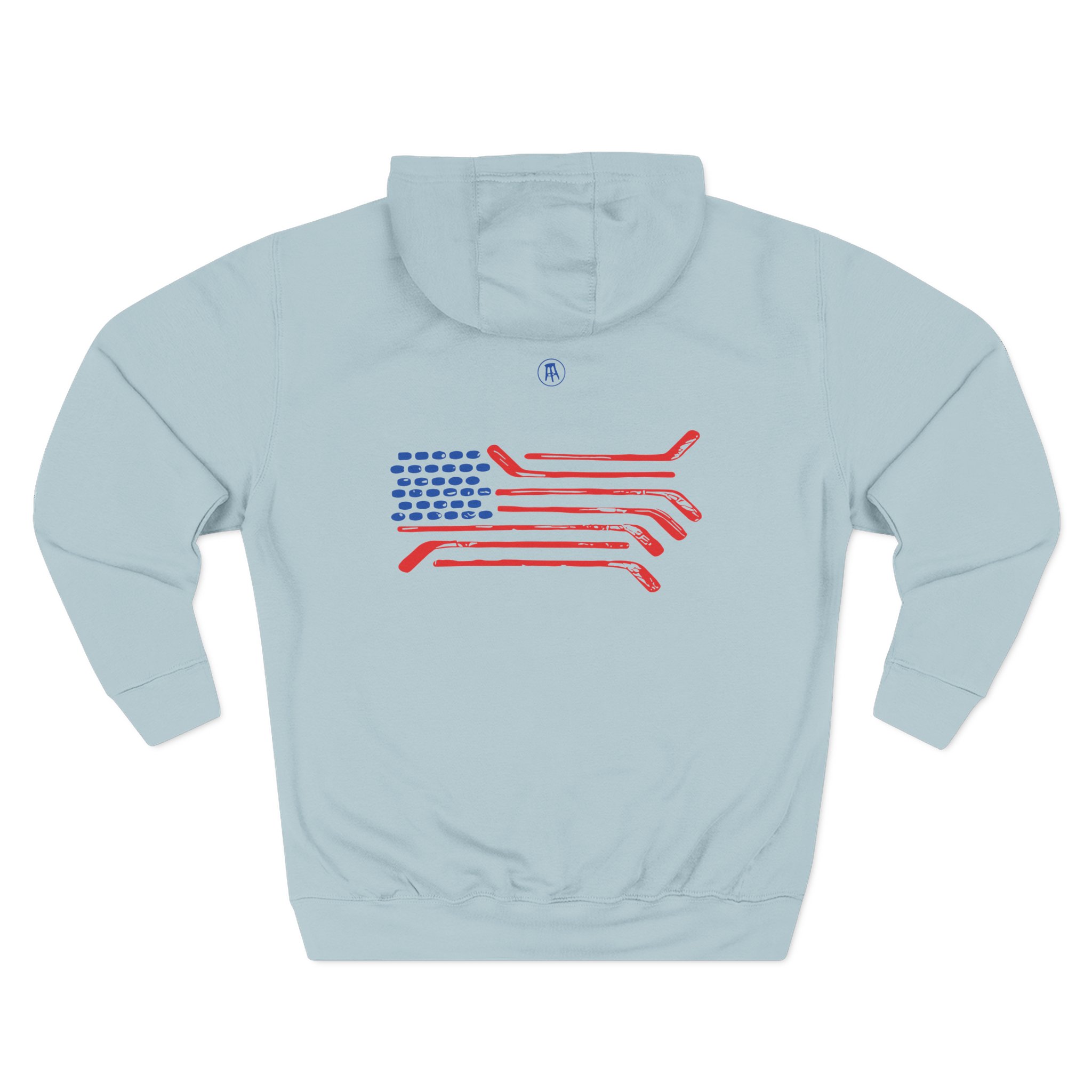 Spittin Chiclets Flag Three-Panel Fleece Hoodie