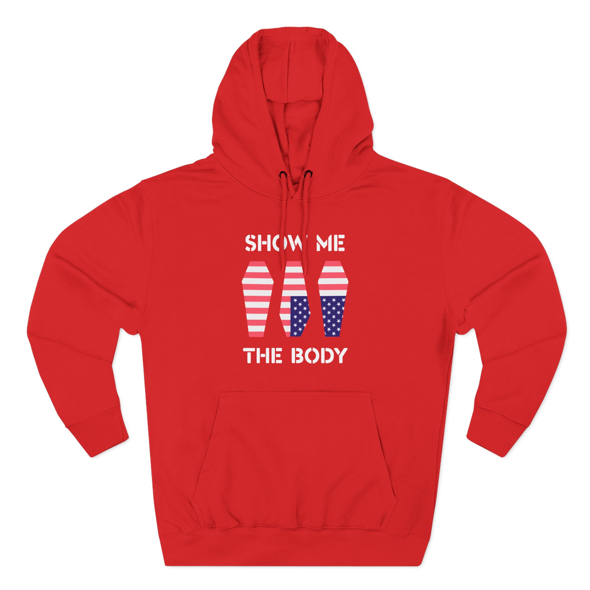 Show Me the Body Coffin Three-Panel Fleece Hoodie