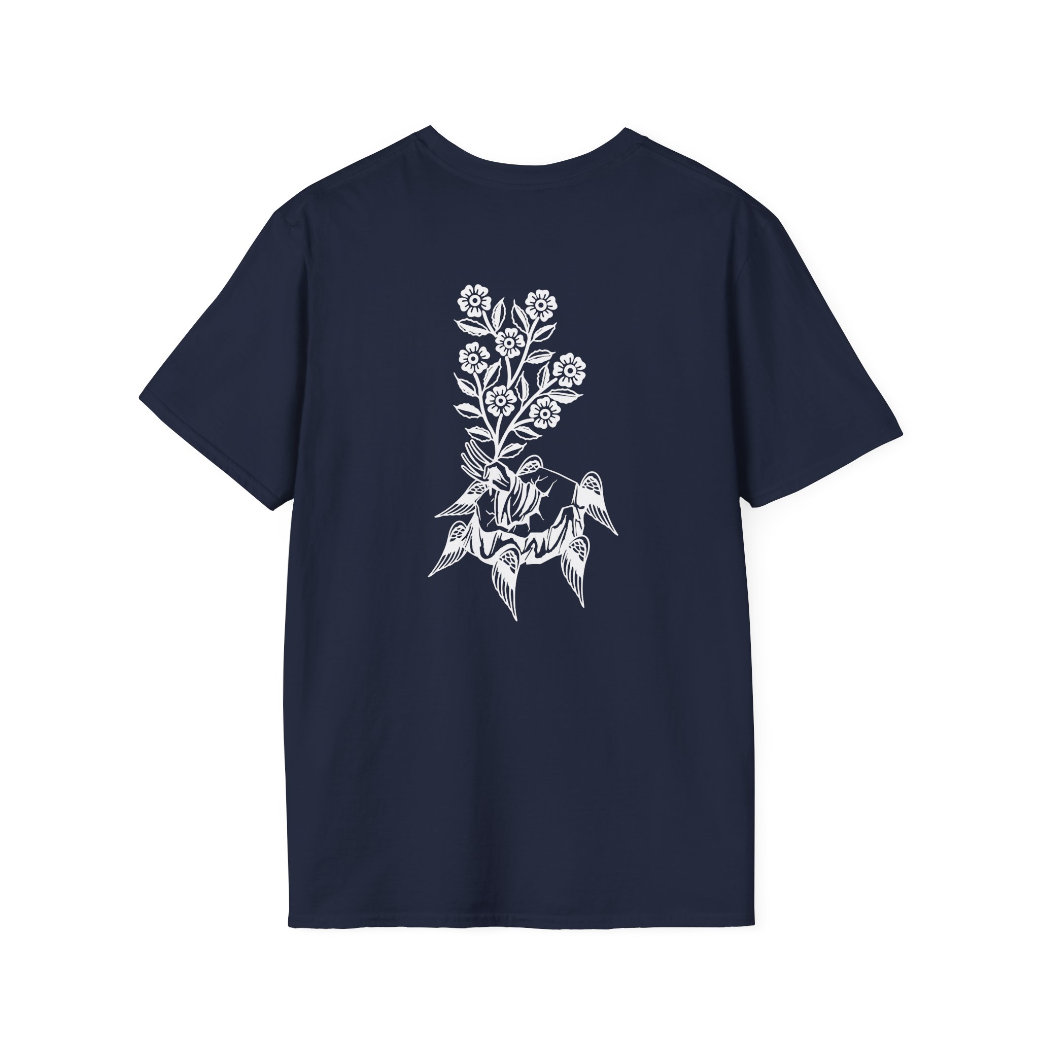 Fireworks Flowers Unisex Softstyle T-Shirt
