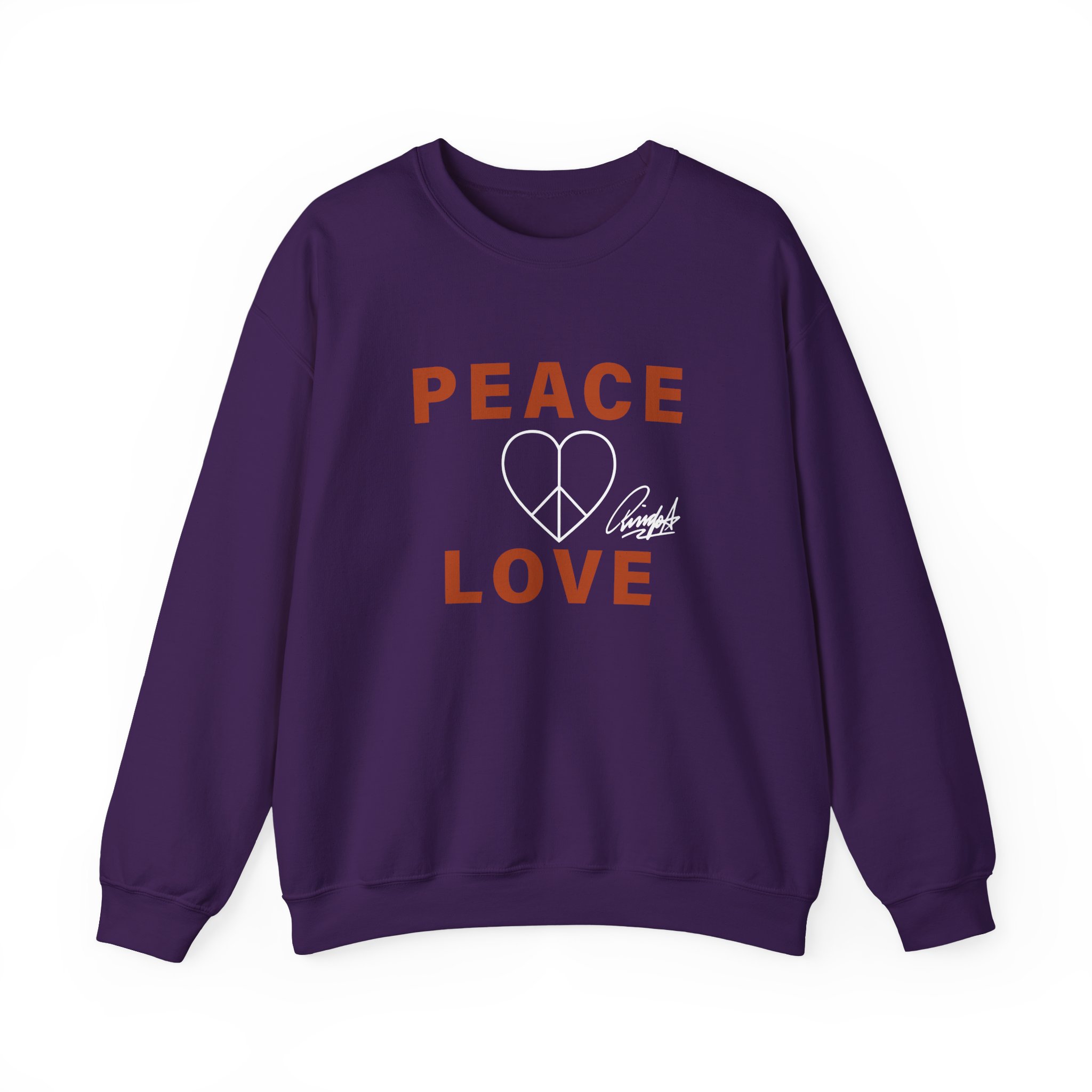 Ringo Starr Peace & Love Unisex Heavy Blendâ„¢ Crewneck Sweatshirt