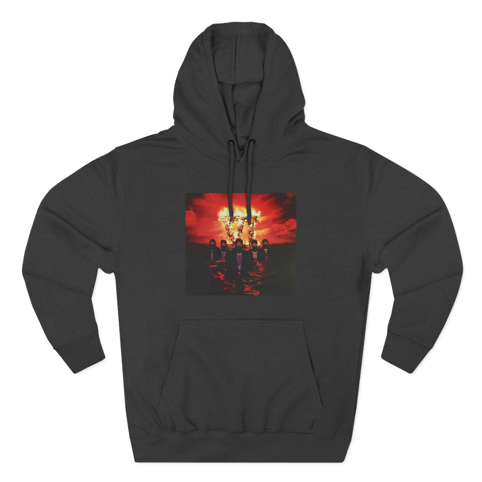 You Me at Six Truth Decay Three-Panel Fleece Hoodie