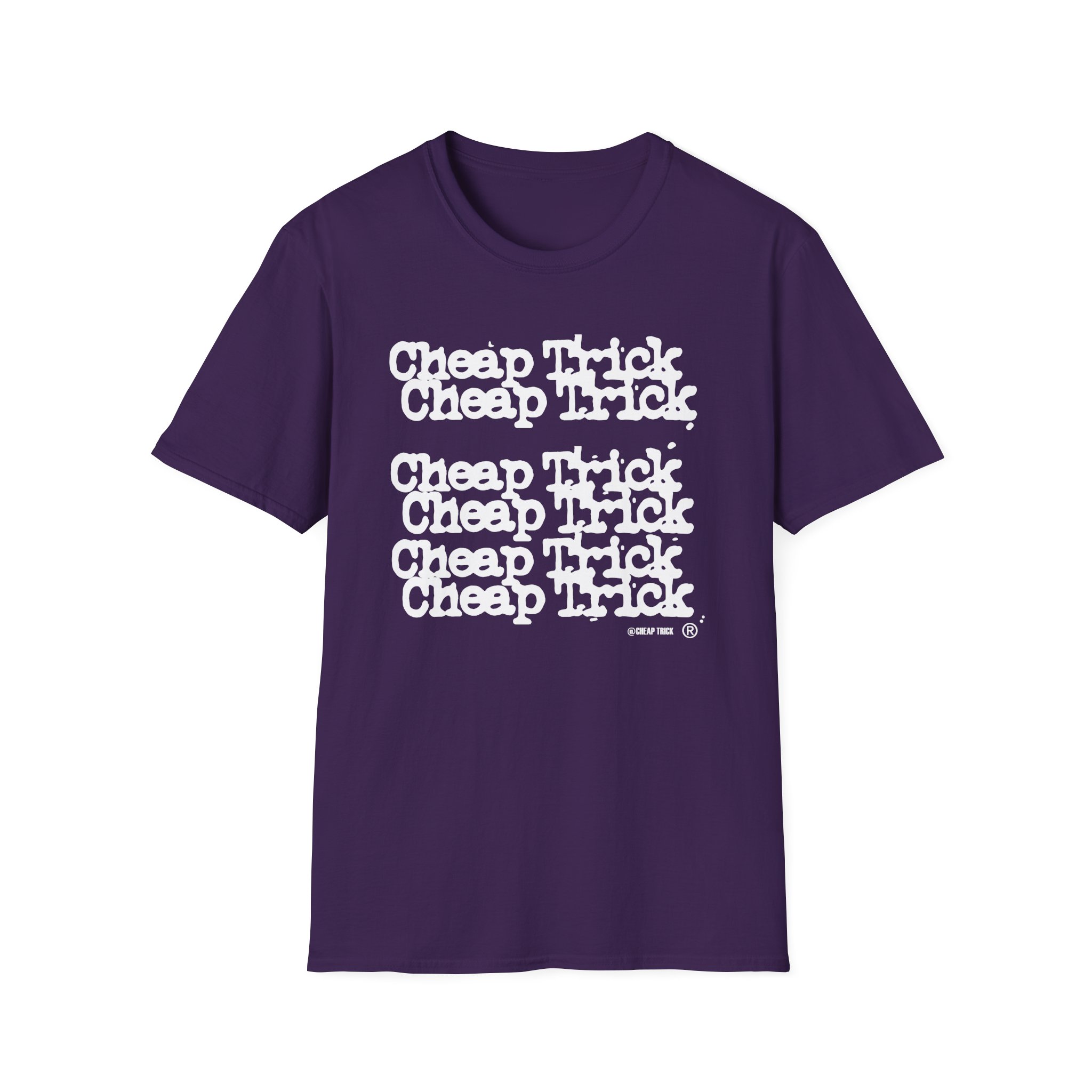Cheap Trick Stacked Logo Unisex Softstyle T-Shirt