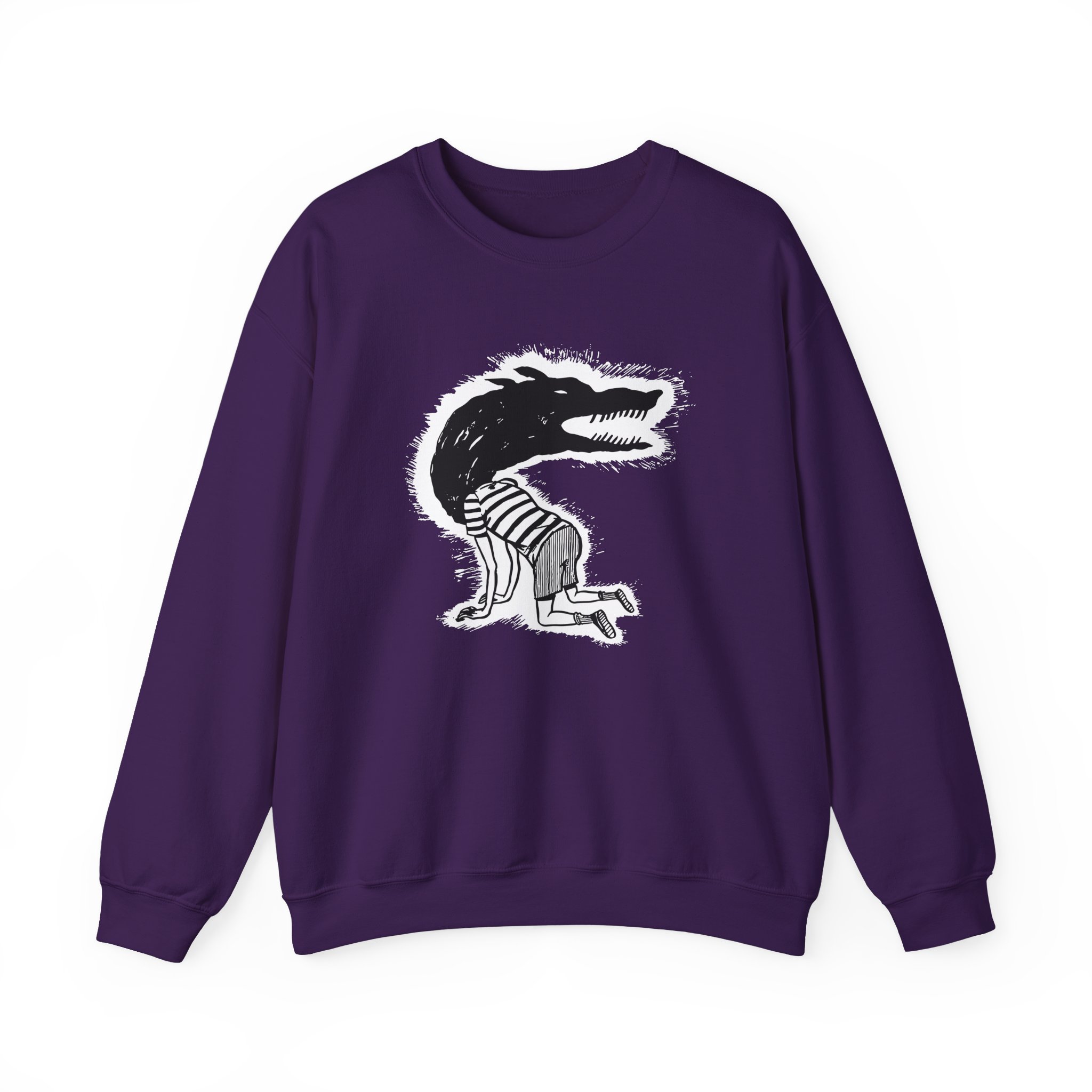 Fireworks Wolf Kid Unisex Heavy Blendâ„¢ Crewneck Sweatshirt