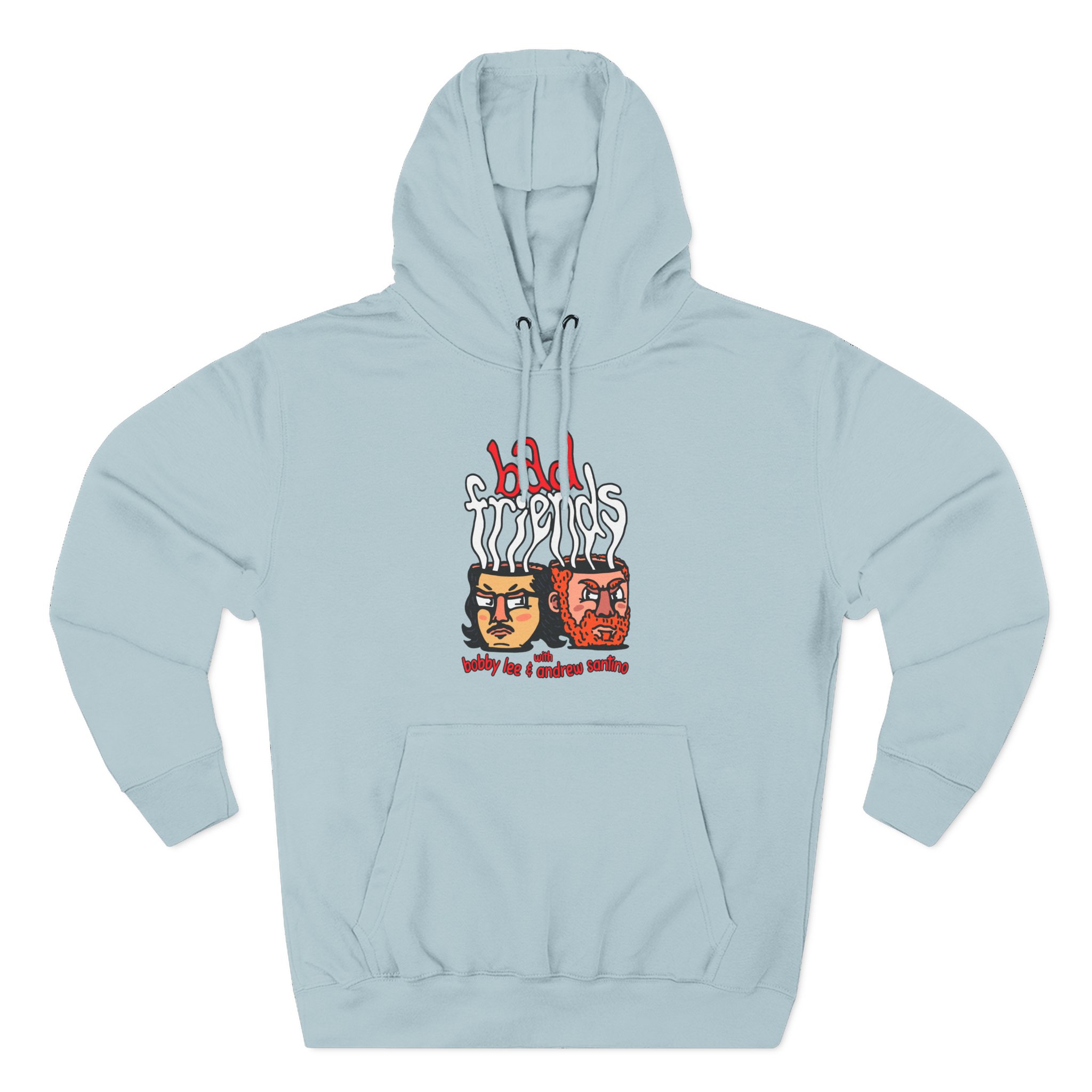 Bad Friends Mugheads Three-Panel Fleece Hoodie
