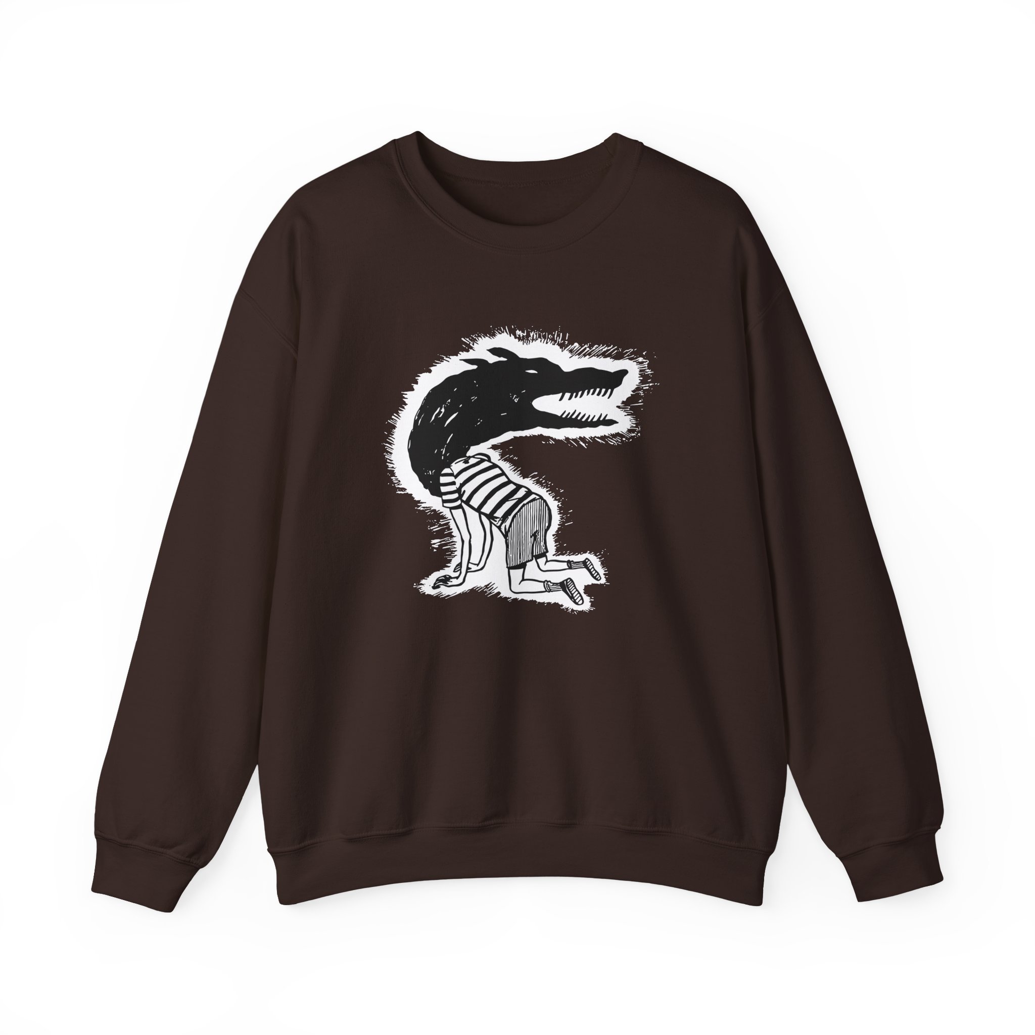 Fireworks Wolf Kid Unisex Heavy Blendâ„¢ Crewneck Sweatshirt