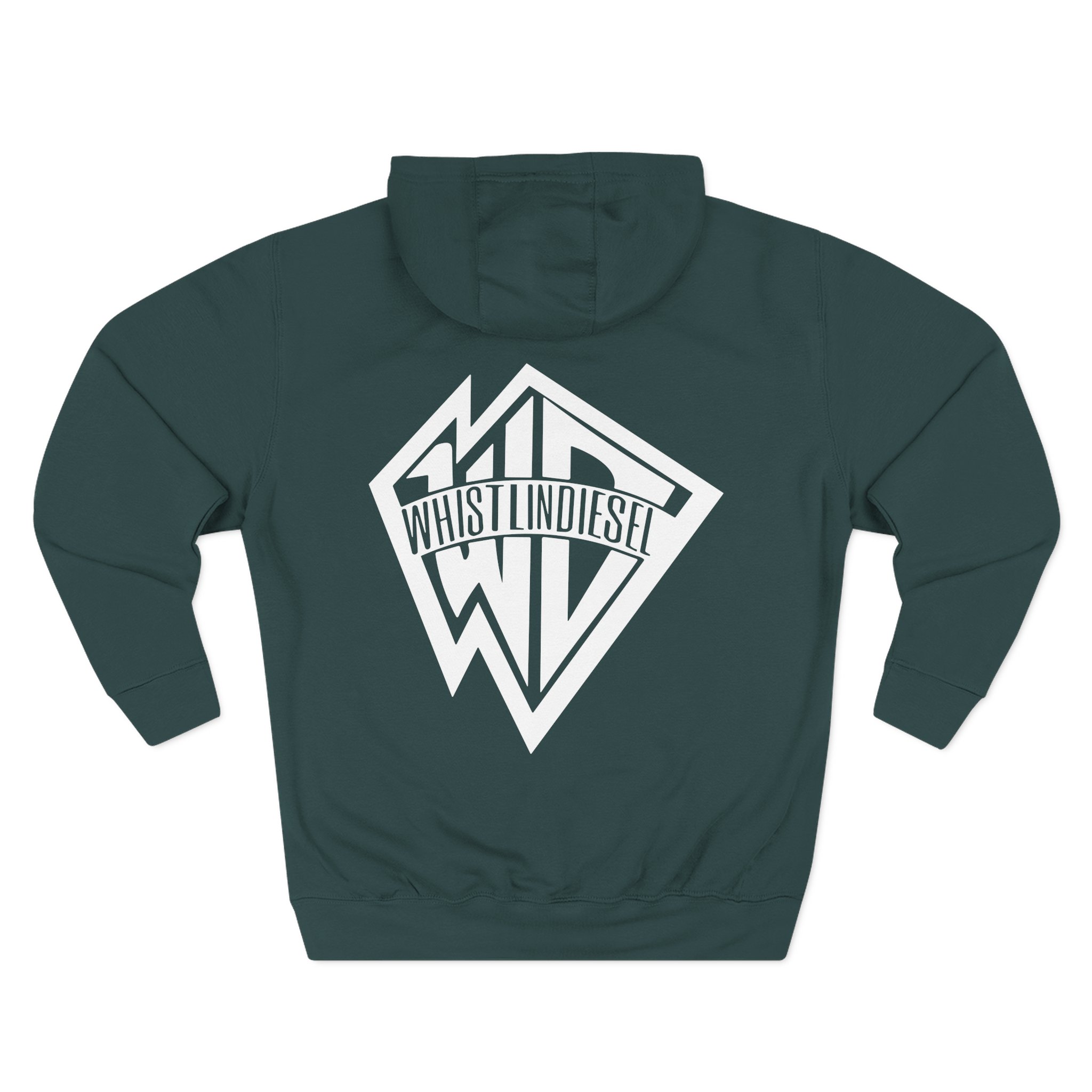 Whistlindiesel Logo Three-Panel Fleece Hoodie
