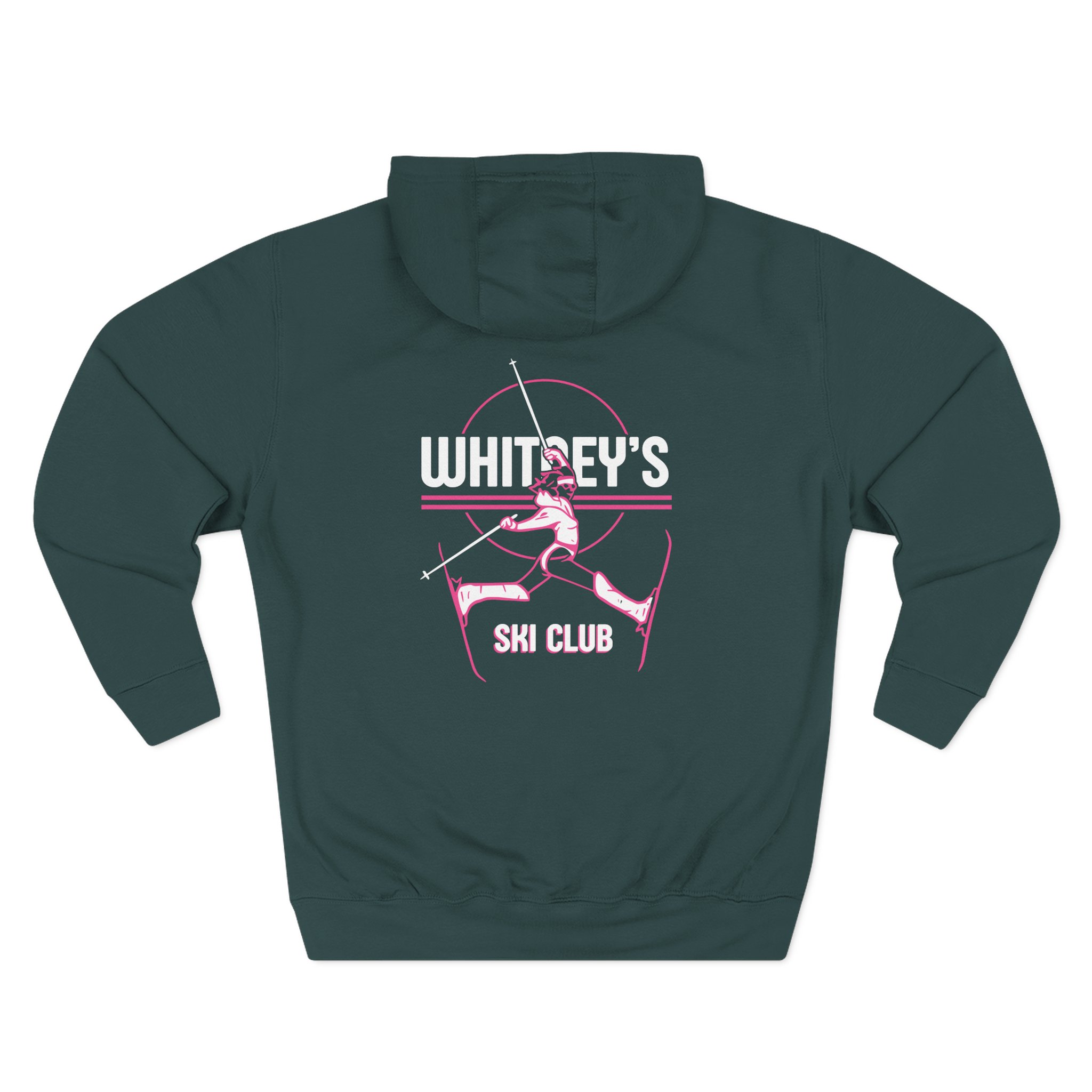Spittin Chiclets Whitney's Ski Club Three-Panel Fleece Hoodie