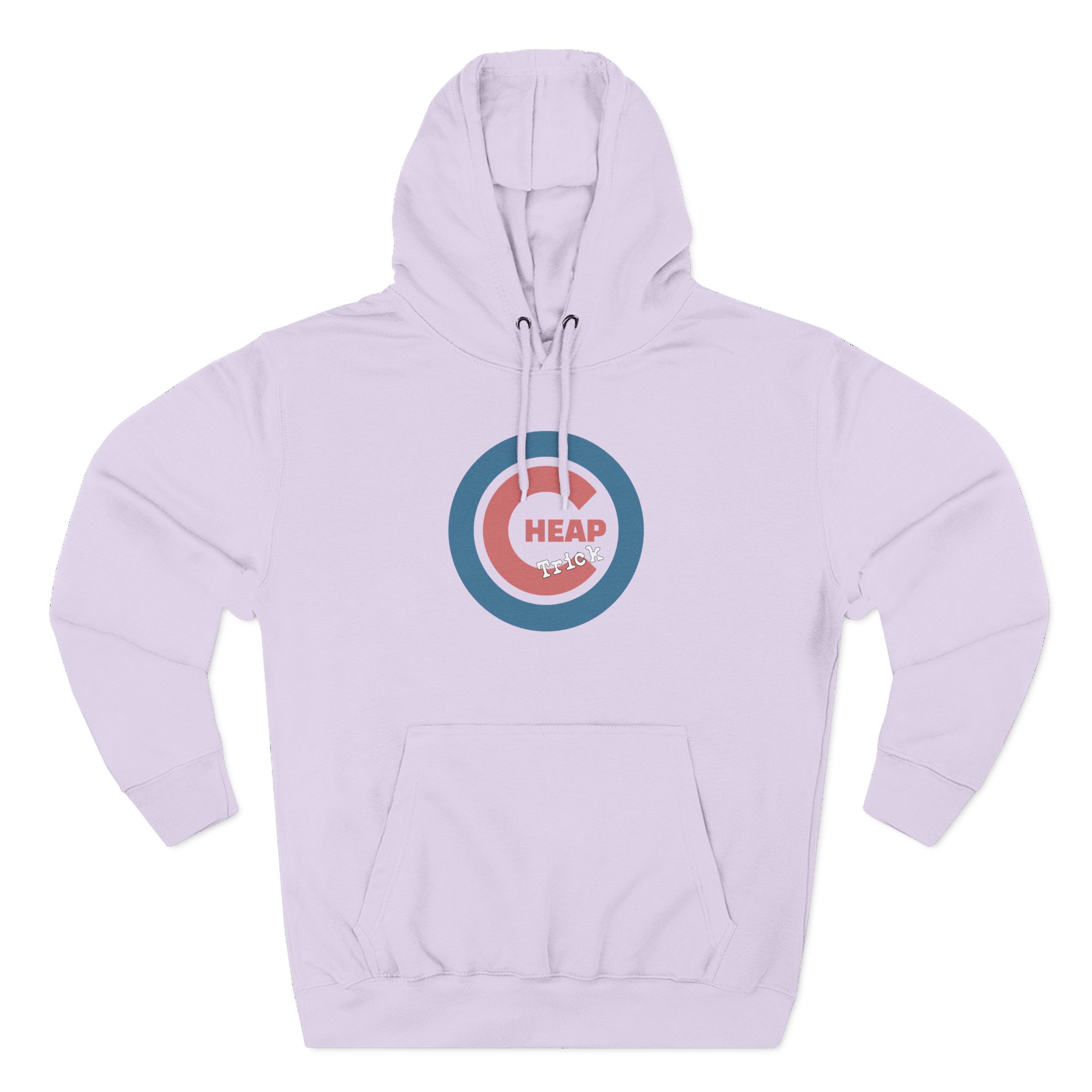 Cheap Trick Stacked Logo Three-Panel Fleece Hoodie