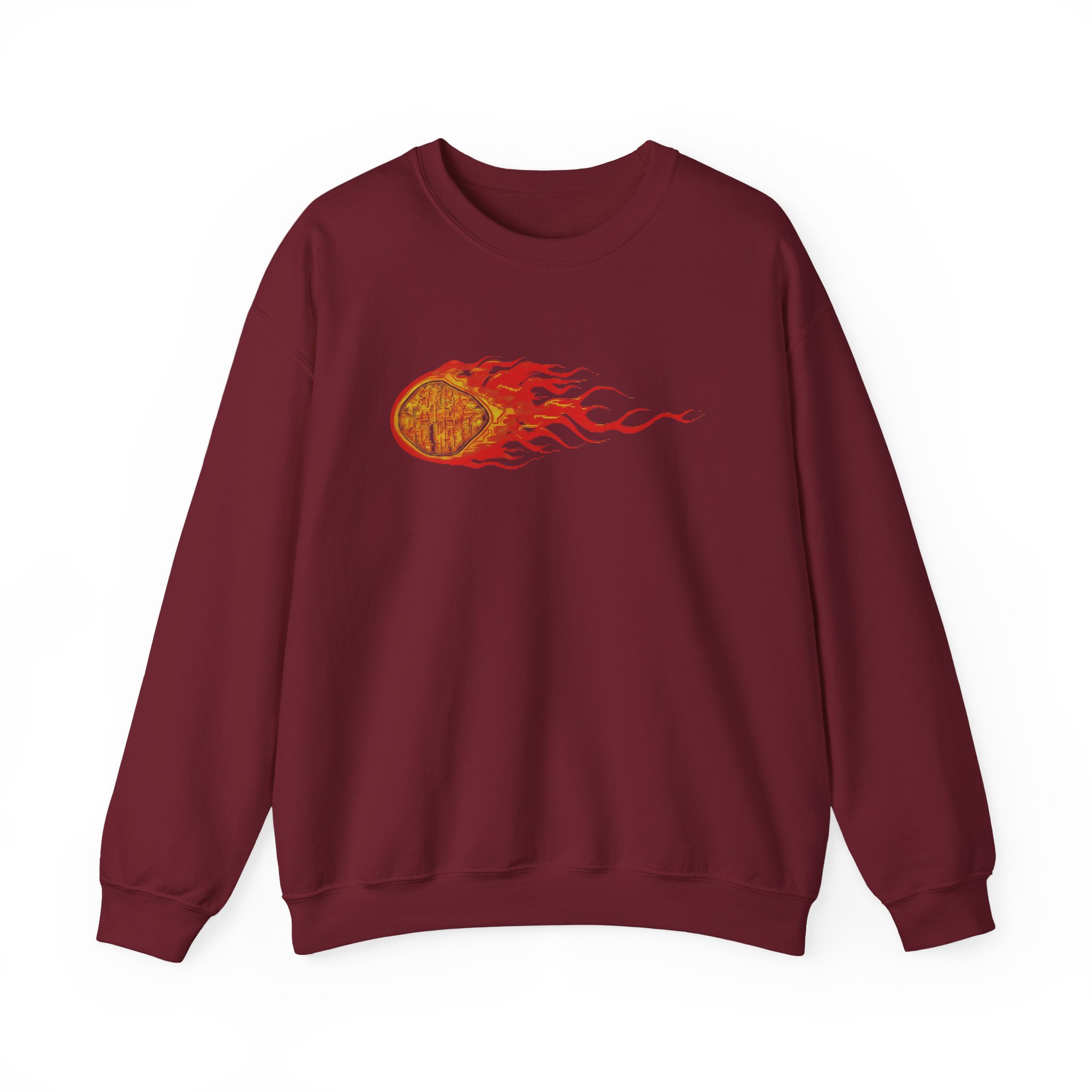 Show Me the Body Ttw Flame Unisex Heavy Blendâ„¢ Crewneck Sweatshirt