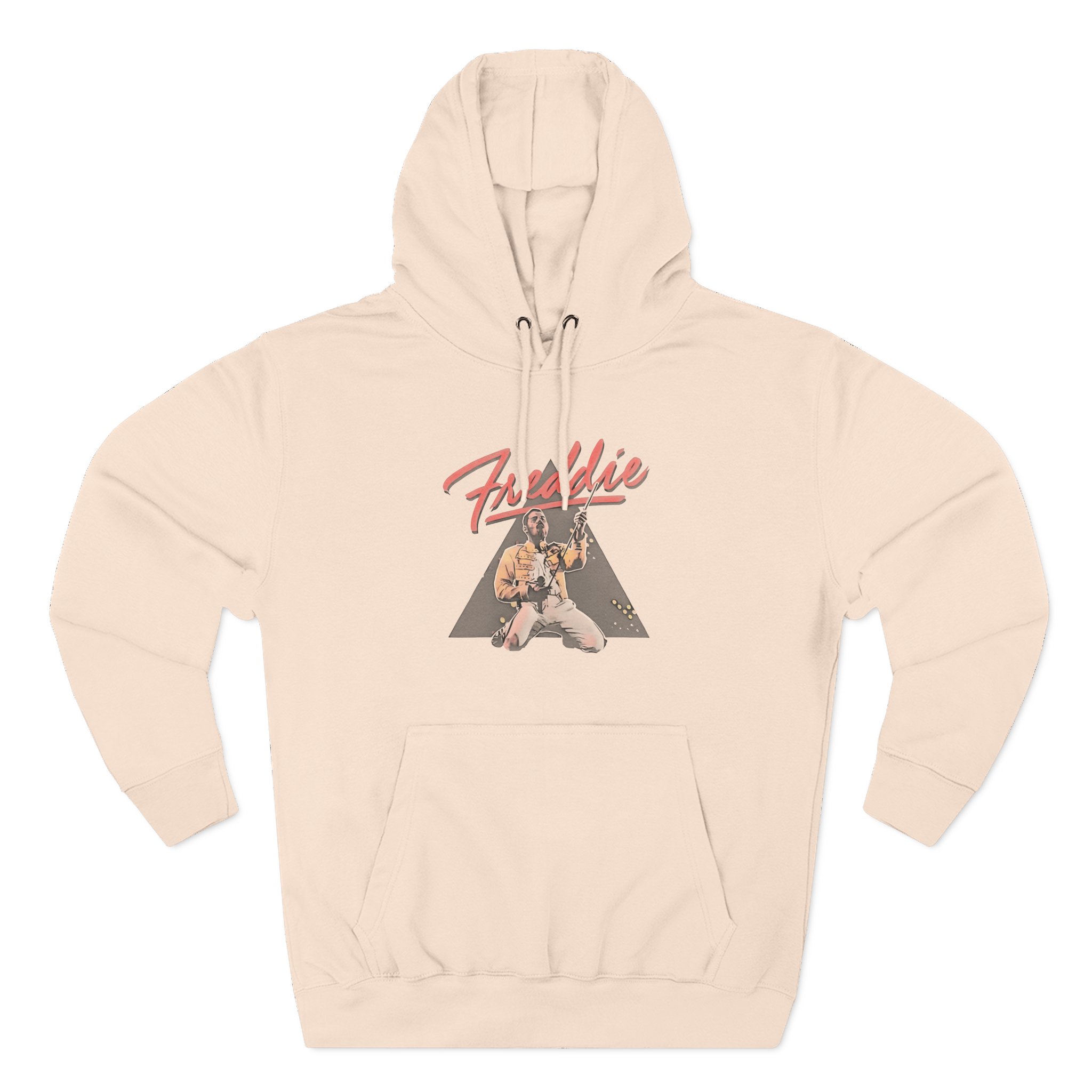 F M Triangle Three-Panel Fleece Hoodie