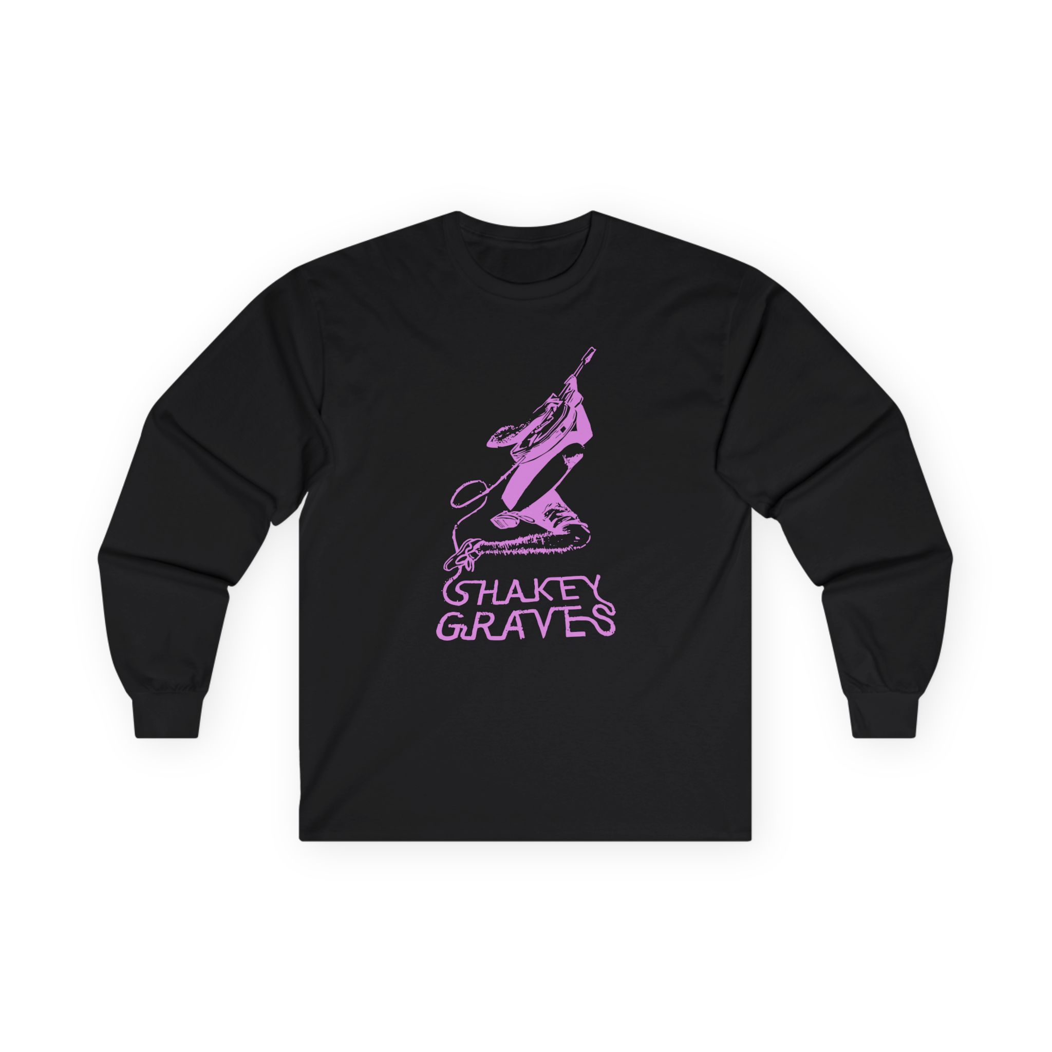 Shakey Graves Triple Skull Unisex Ultra Cotton Long Sleeve Tee