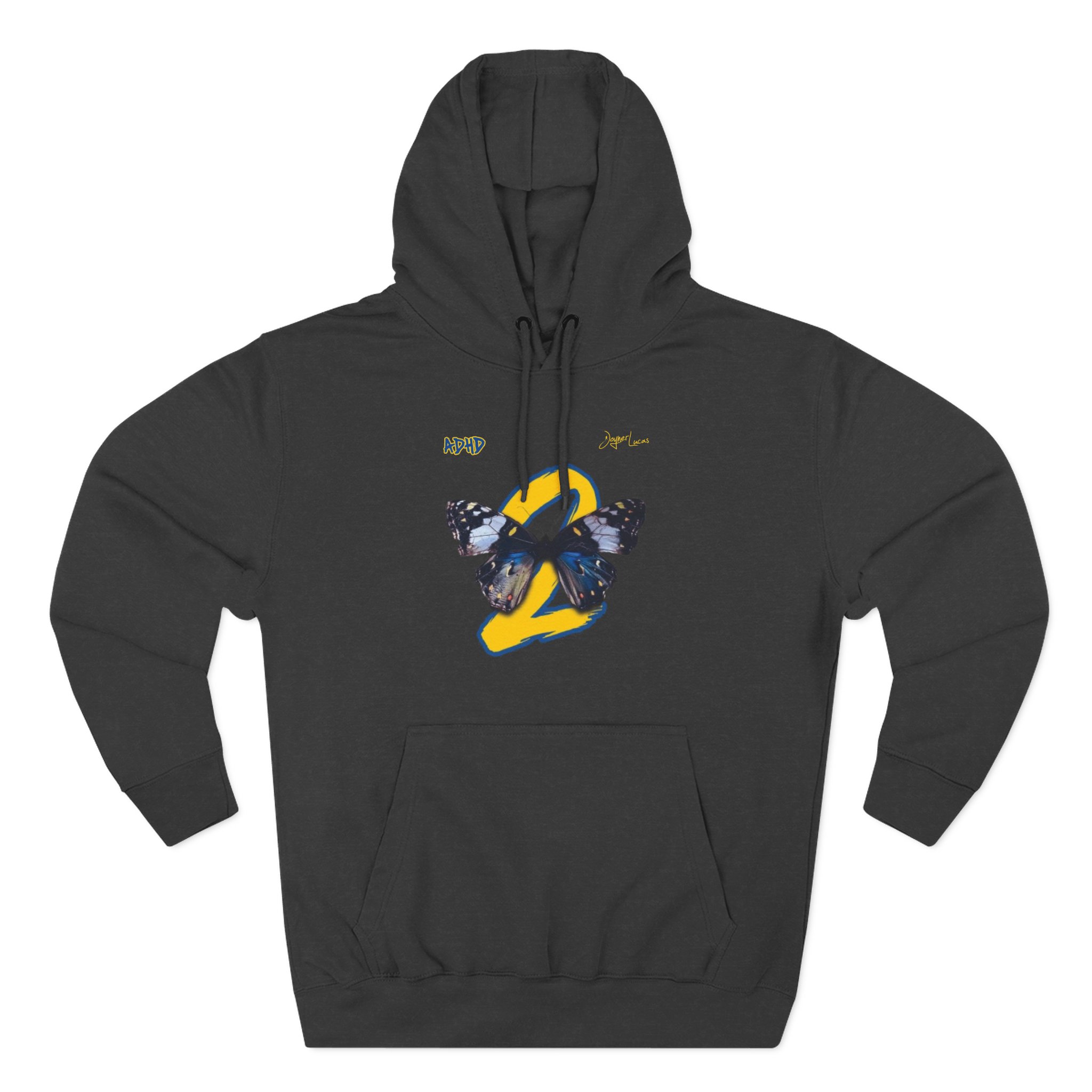 Joyner Lucas 2 Butterfly Three-Panel Fleece Hoodie