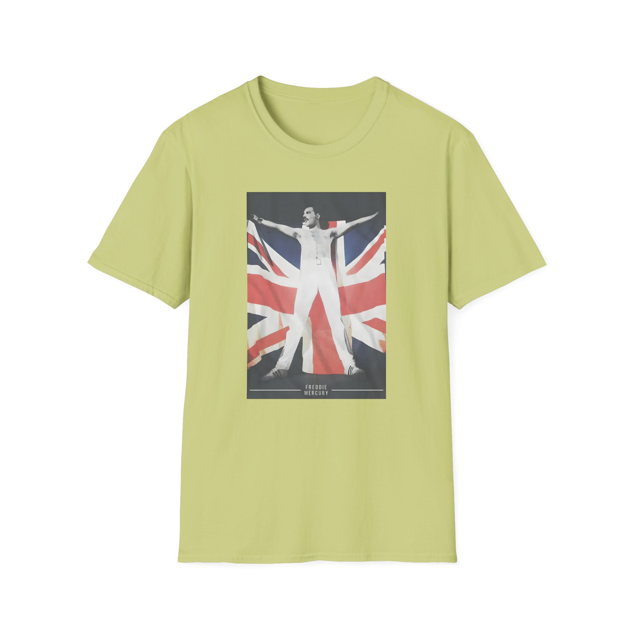 F M Union Jack Flag Unisex Softstyle T-Shirt