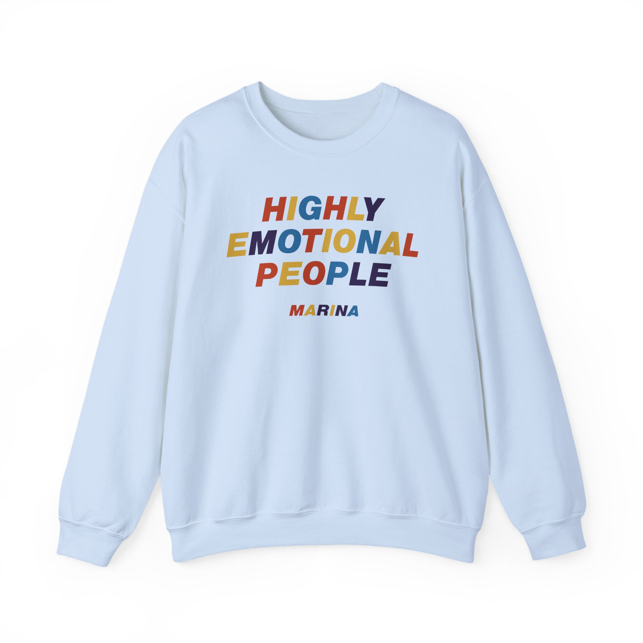Marina Highly Emotional People Unisex Heavy Blendâ„¢ Crewneck Sweatshirt