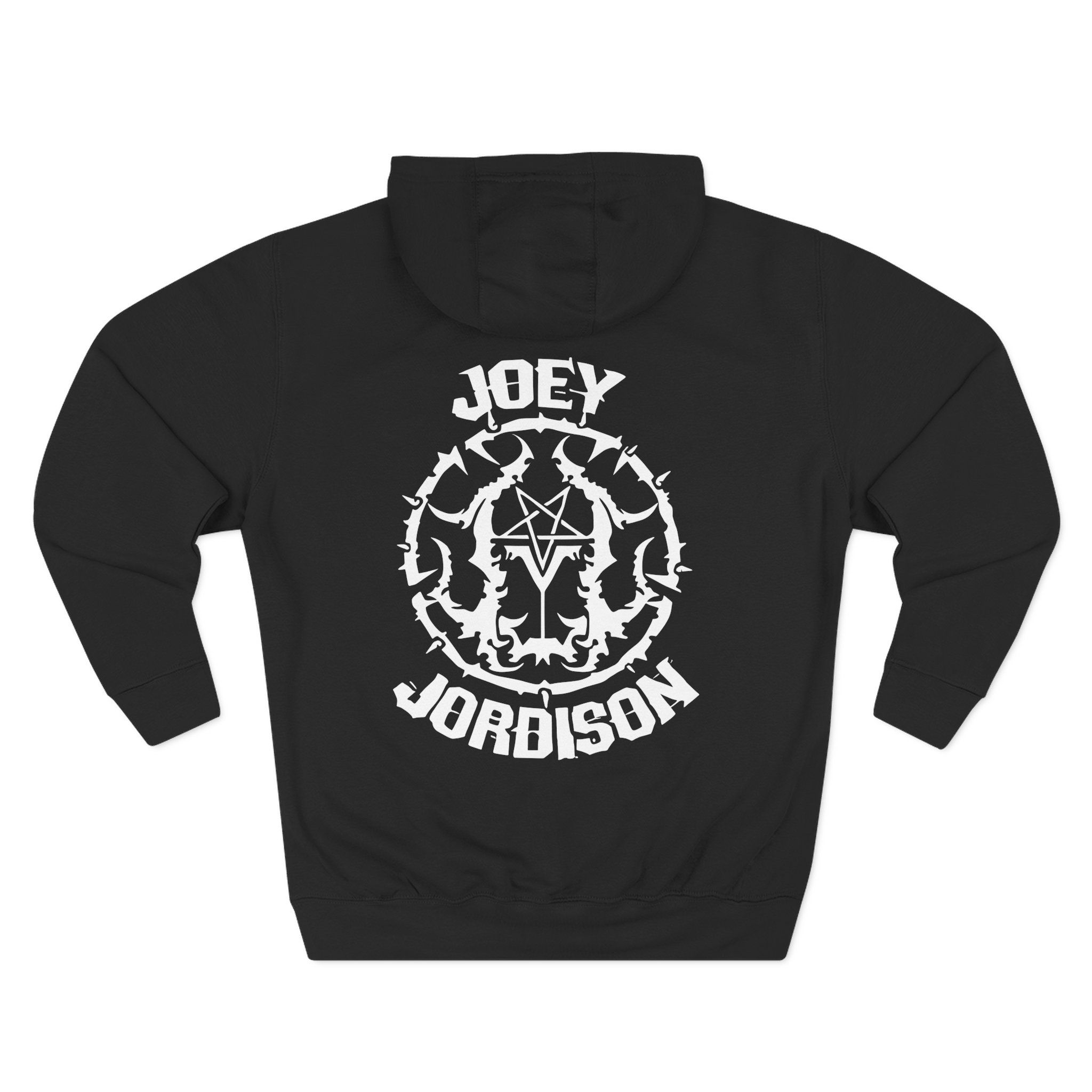 Murderdolls Joey Jordison Joey Cat Blood Mask Three-Panel Fleece Hoodie