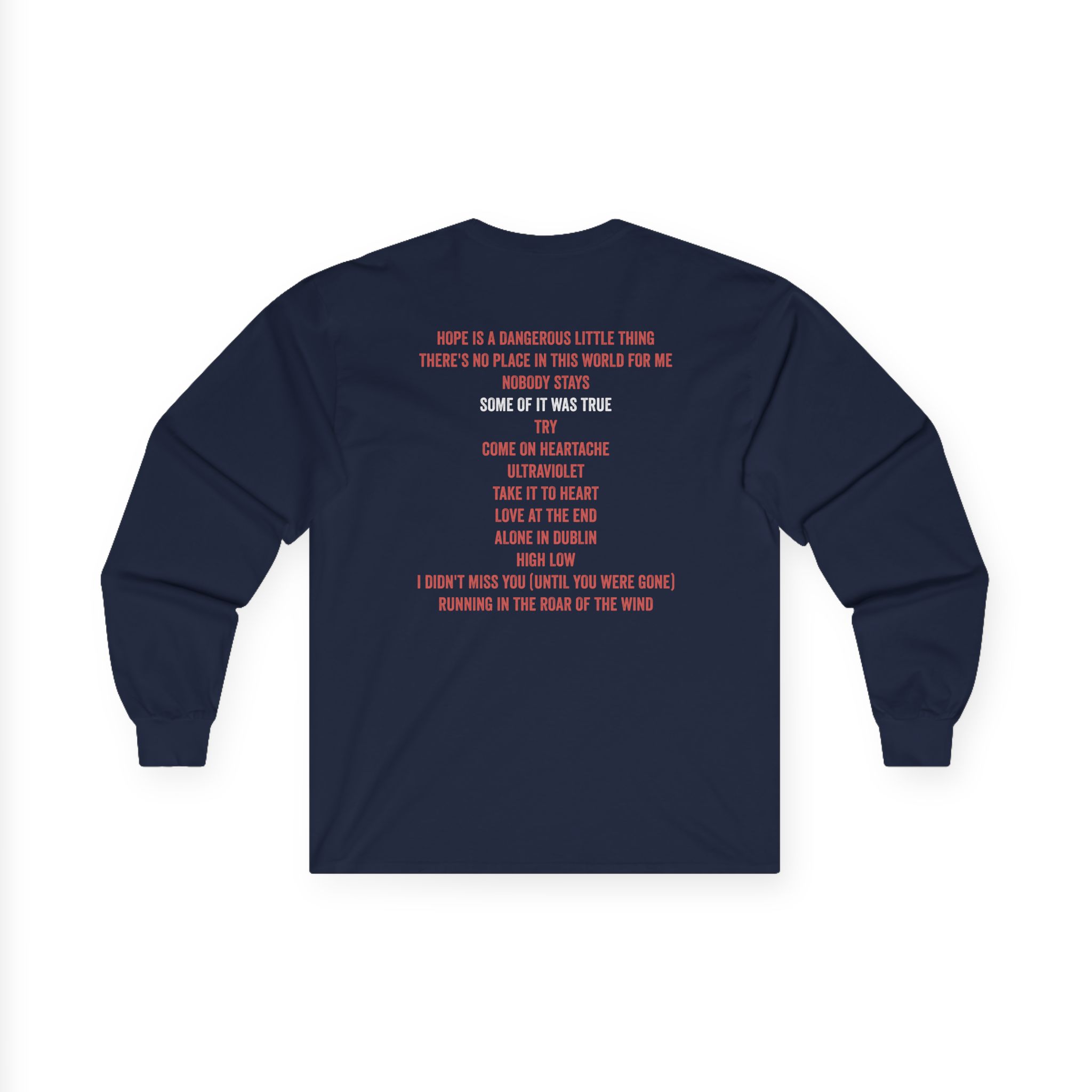 The Menzingers Tracklist Unisex Ultra Cotton Long Sleeve Tee