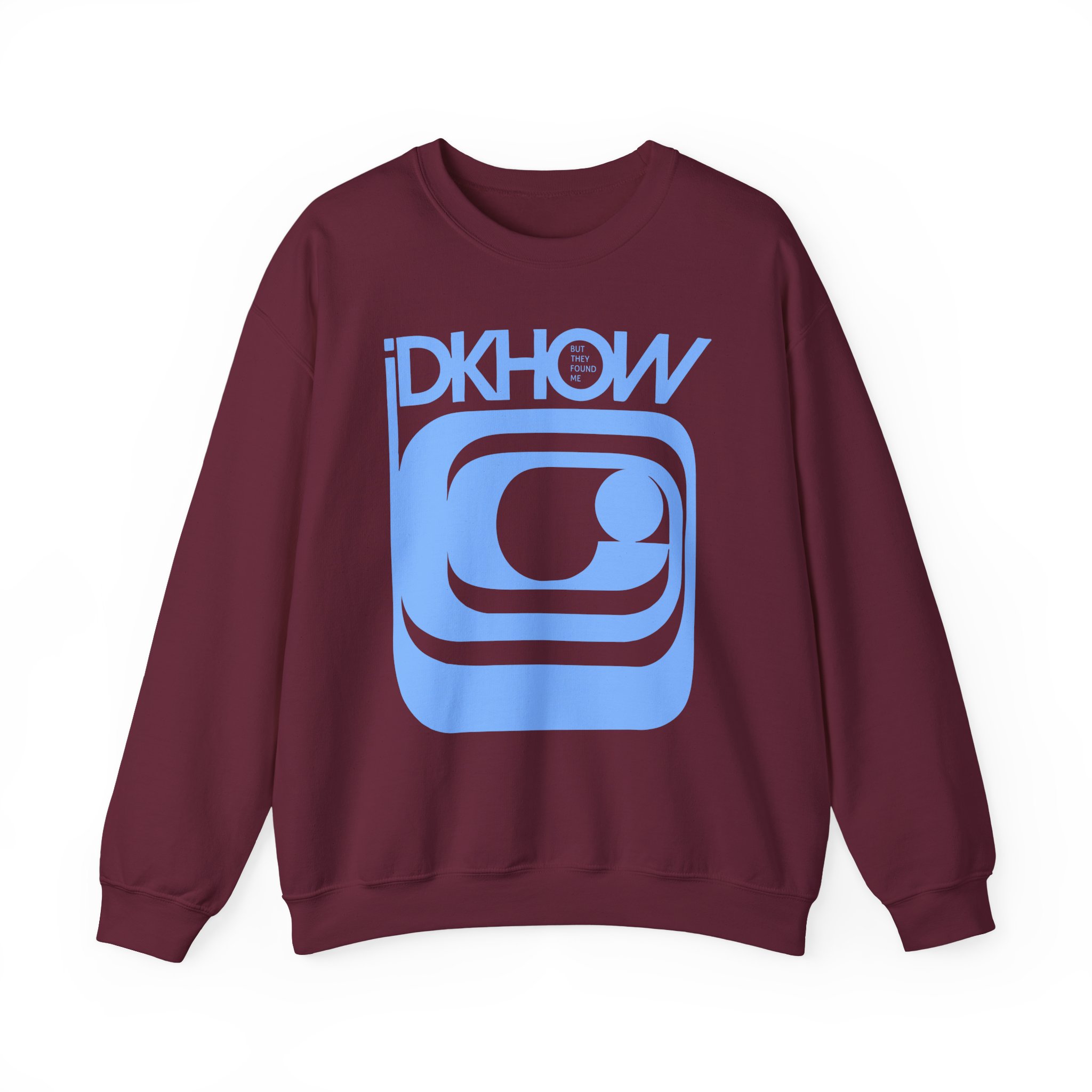 iDKHOW SWIRL MONITOR Unisex Heavy Blendâ„¢ Crewneck Sweatshirt
