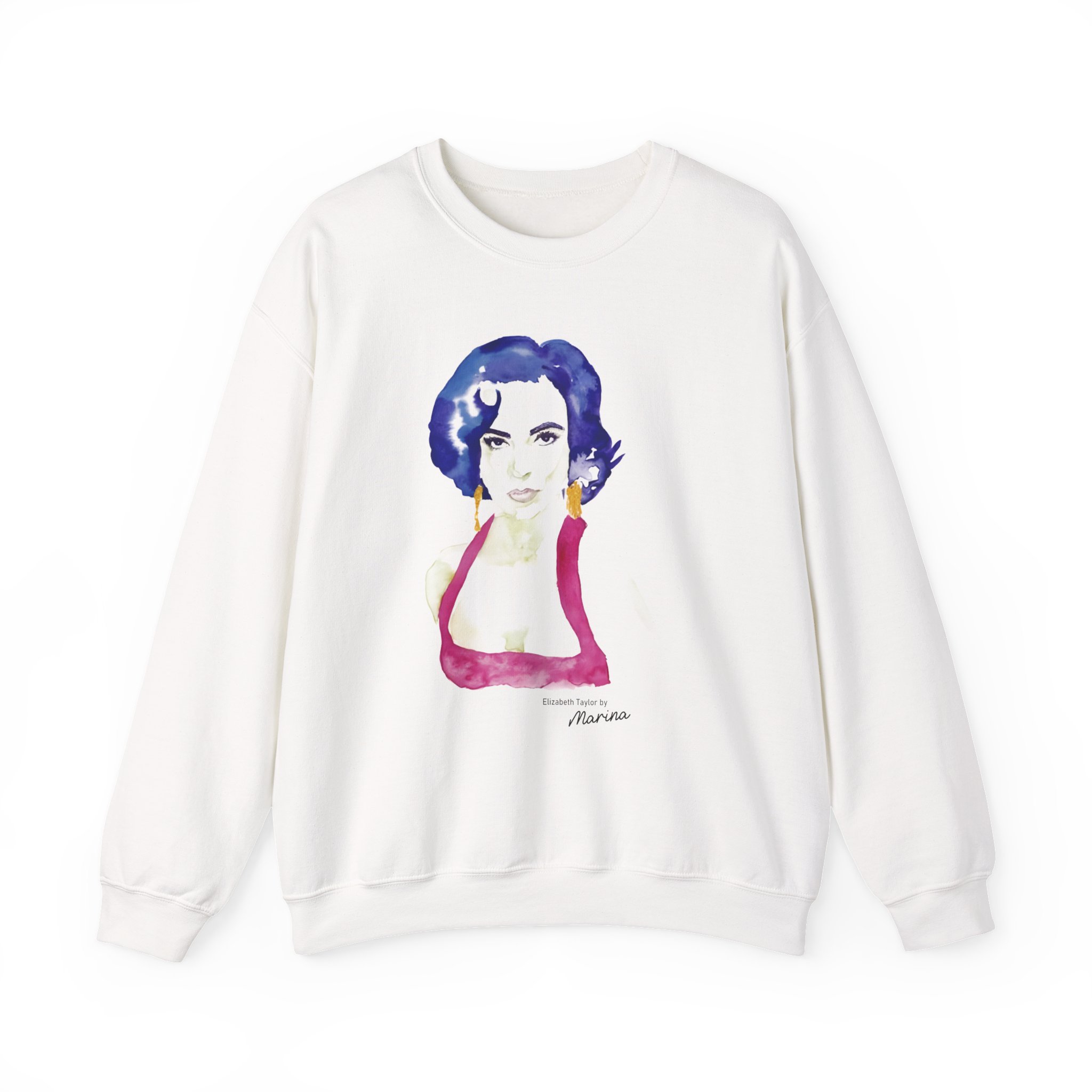 Marina Elizabeth Taylor Illustration Unisex Heavy Blendâ„¢ Crewneck Sweatshirt