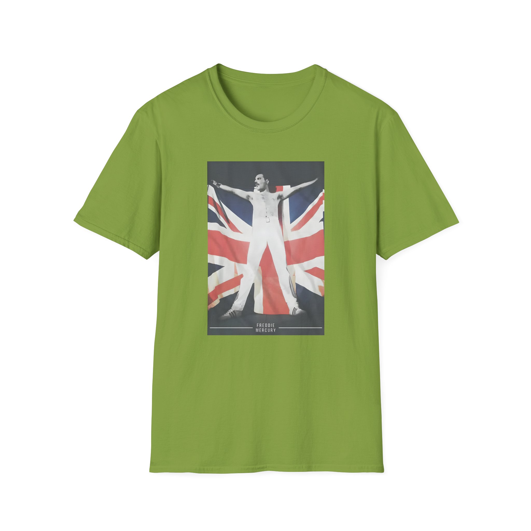 F M Union Jack Flag Unisex Softstyle T-Shirt