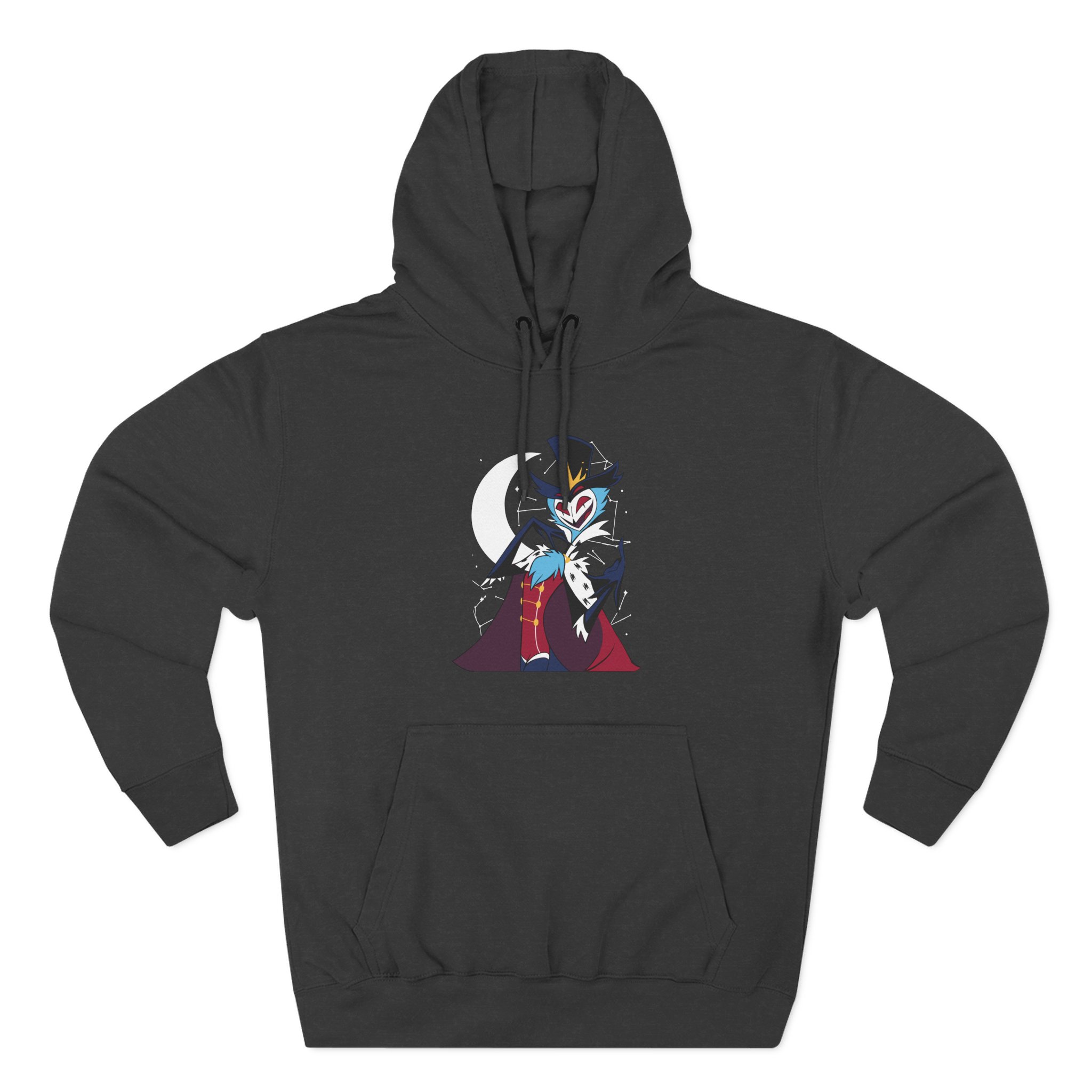 Helluva Boss Stolas Three-Panel Fleece Hoodie
