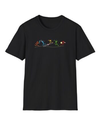 Alan Becker Running Unisex Softstyle T-Shirt