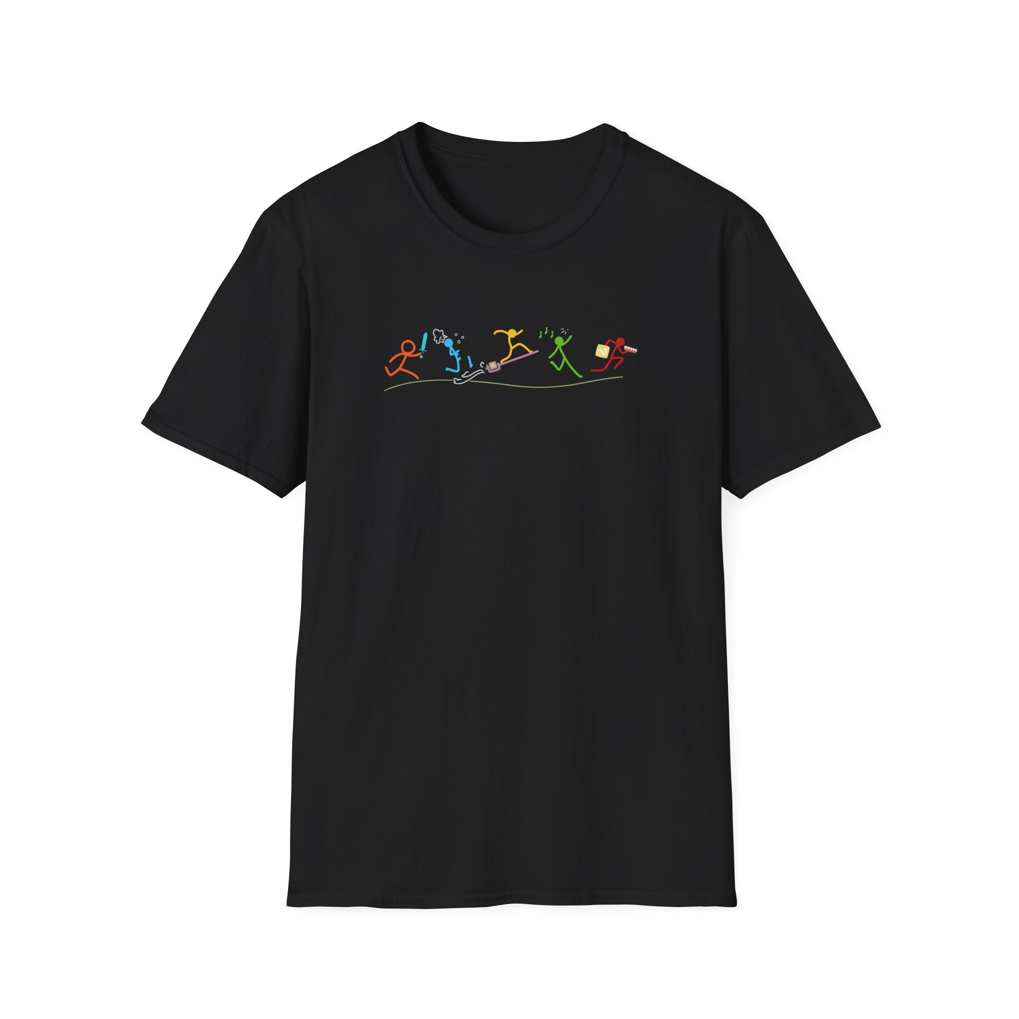 Alan Becker Running Unisex Softstyle T-Shirt
