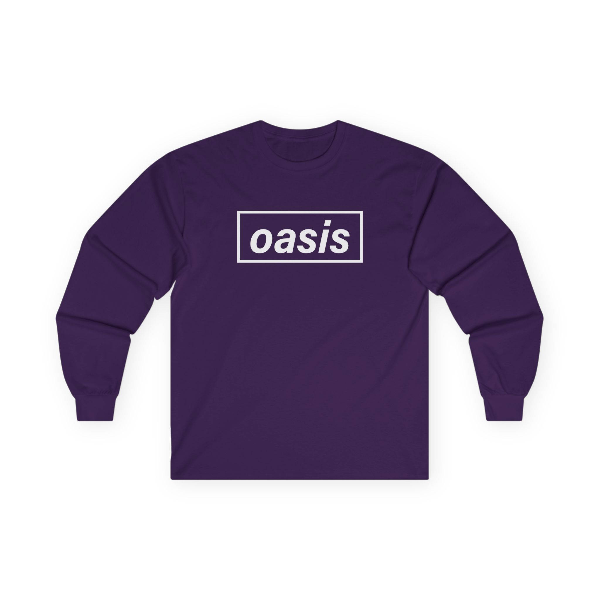 Oasis Decca Logo Unisex Ultra Cotton Long Sleeve Tee