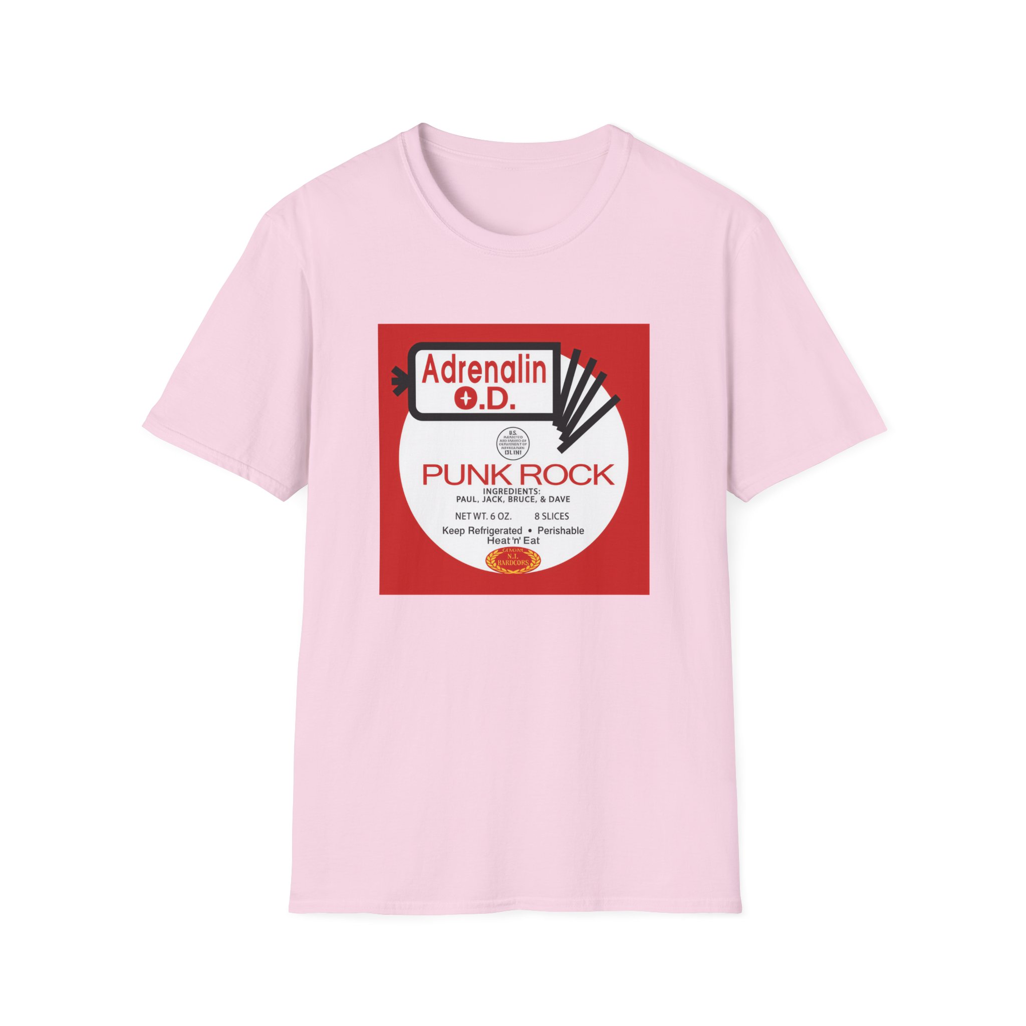 Adrenalin Od Pork Roll Unisex Softstyle T-Shirt