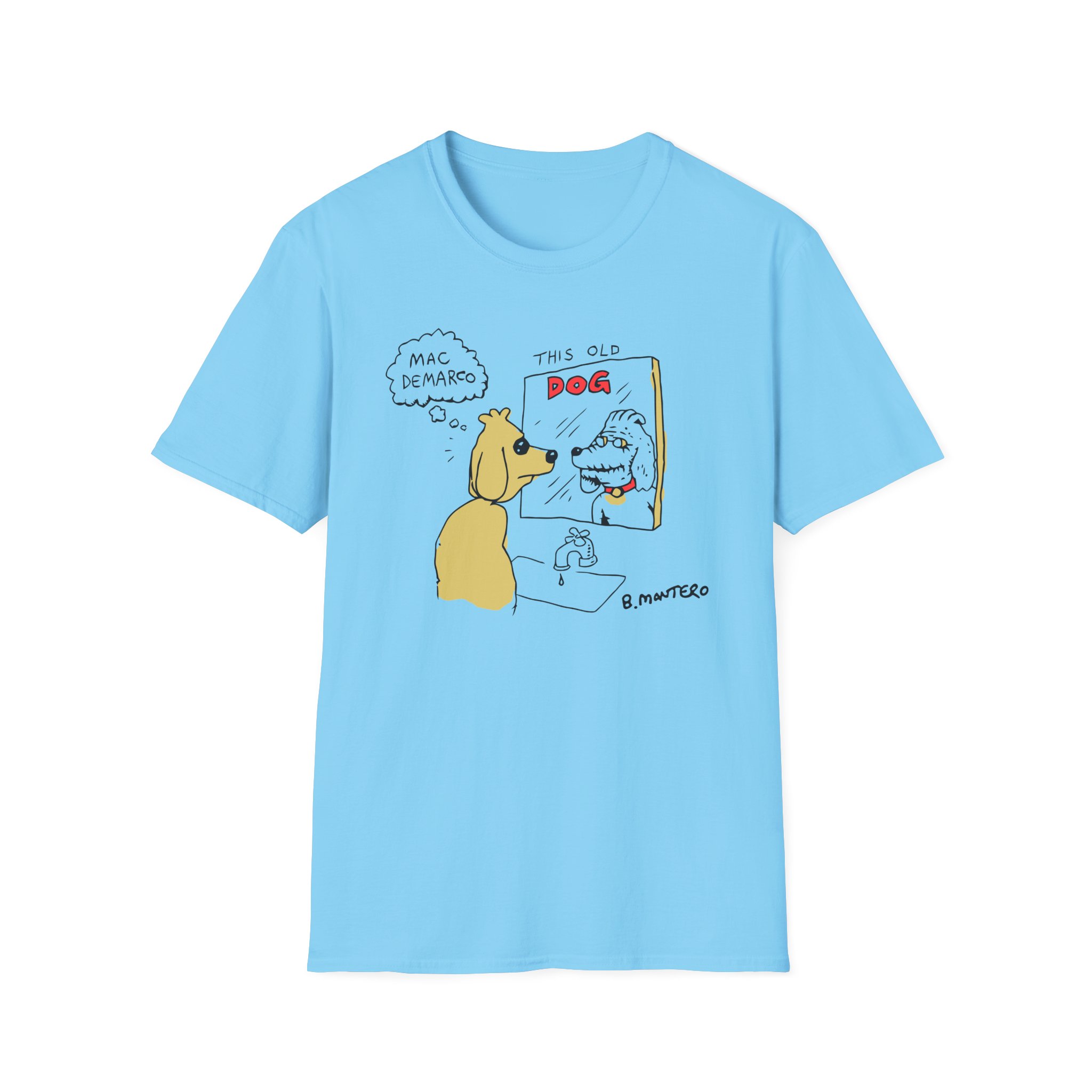 Mac Demarco Dog Mirror Unisex Softstyle T-Shirt
