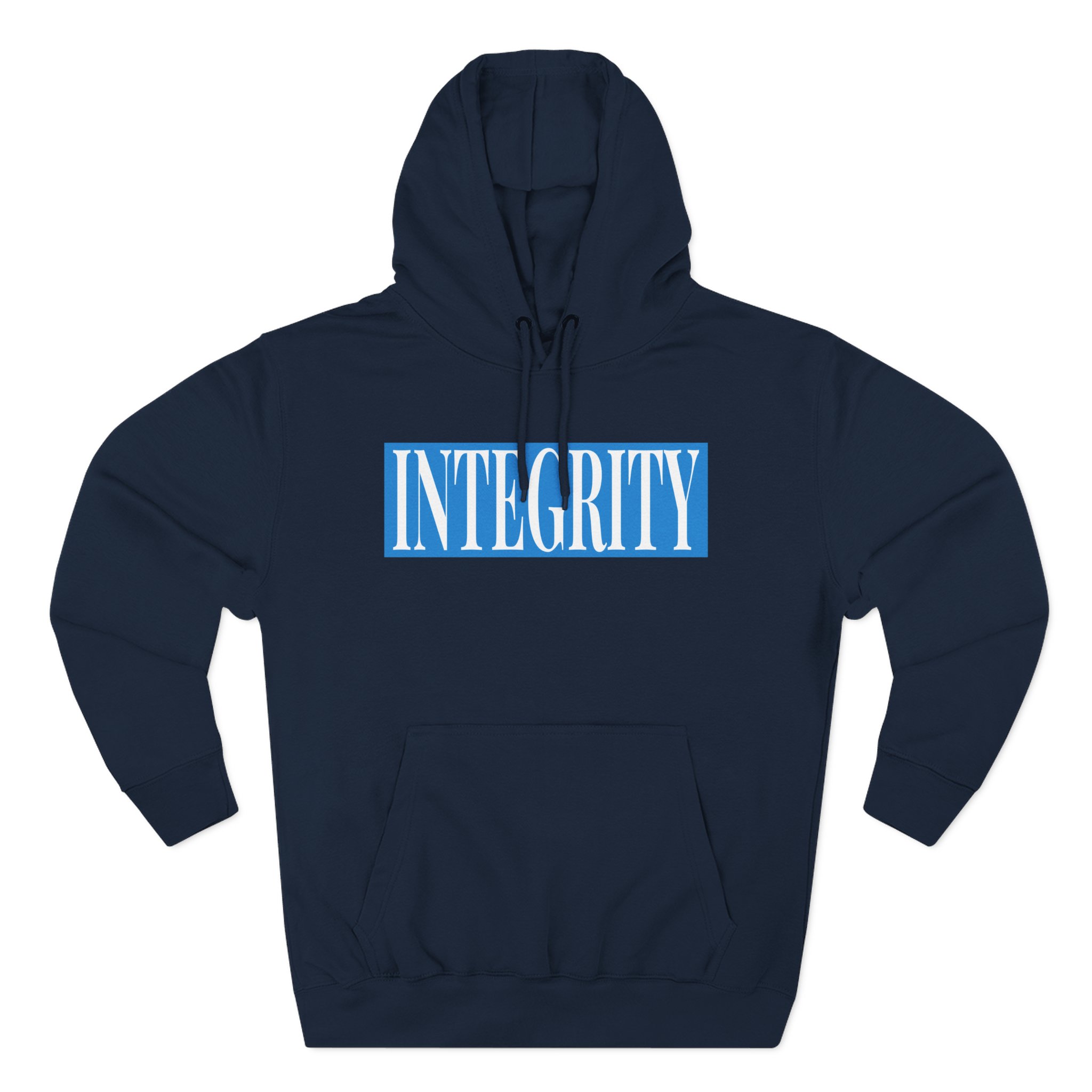 Integrity In Contrast Three-Panel Fleece Hoodie